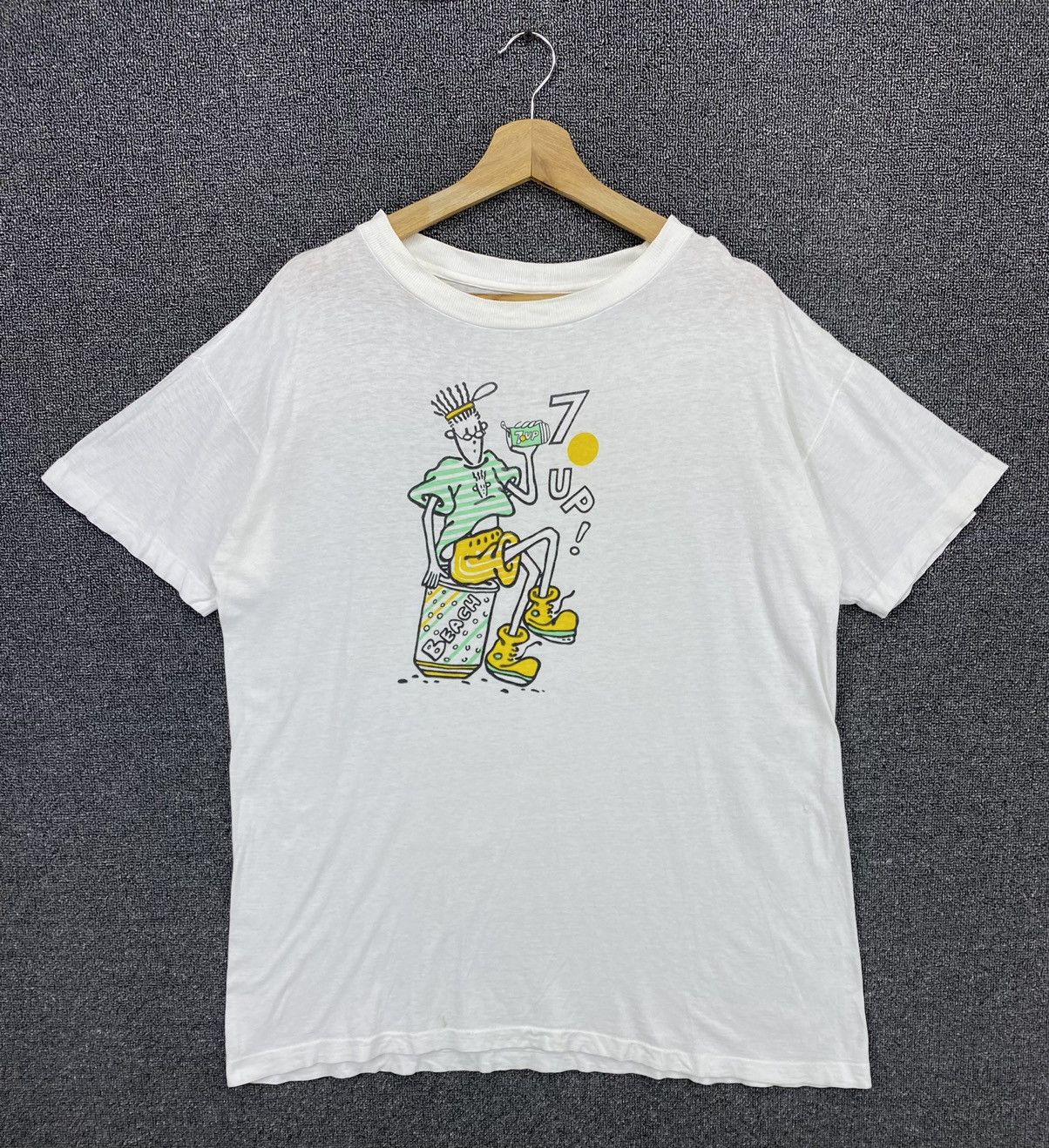 Coca Cola ‼️ SALES ‼️ Vintage 90s Fido Dido 7UP Beach Tees T Shirts Size US L / EU 52-54 / 3 - 1 Thumbnail