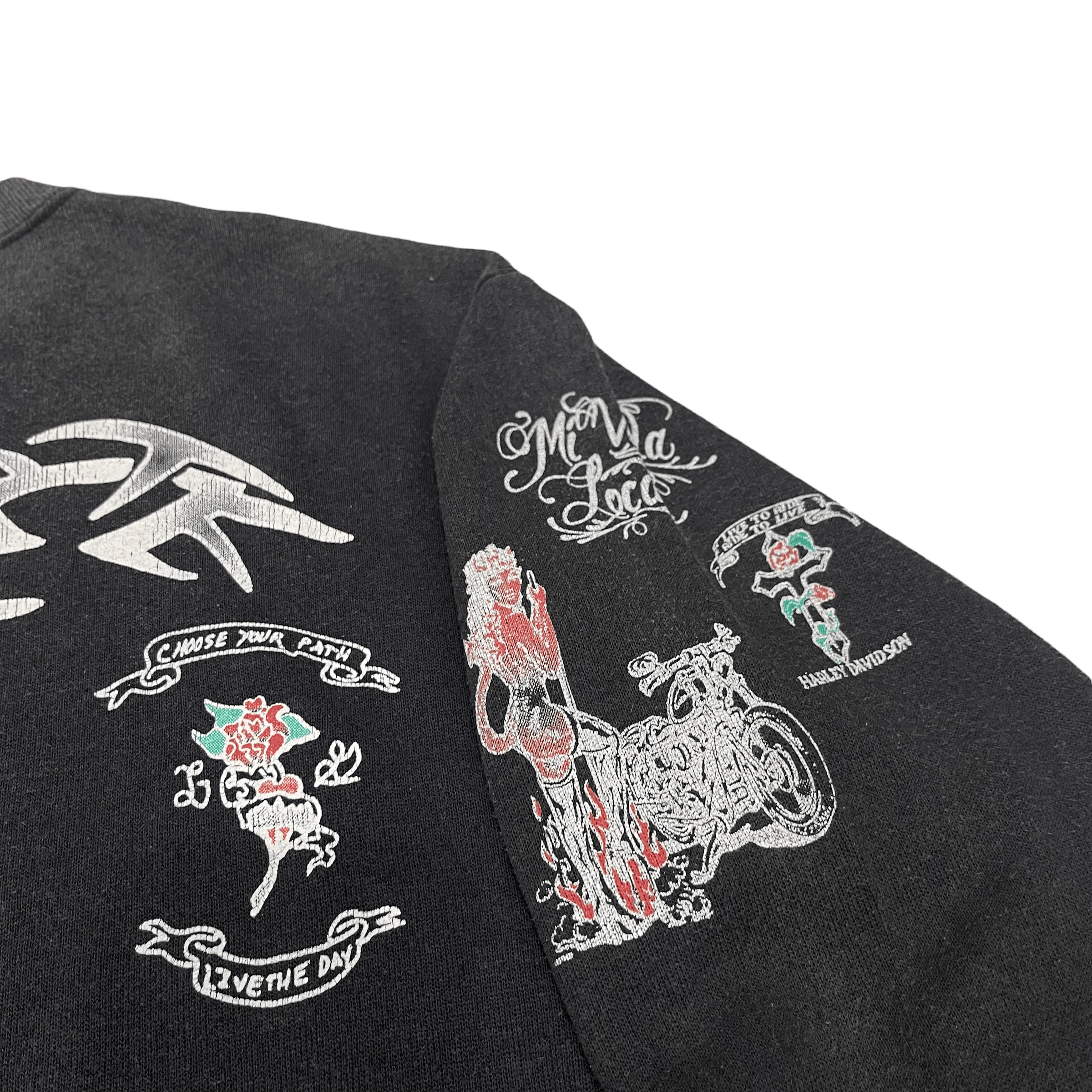Harley Davidson × Vintage Vintage Dennis Rodman Harley Davidson 1994s Sweatshirt Size US M / EU 48-50 / 2 - 6 Thumbnail