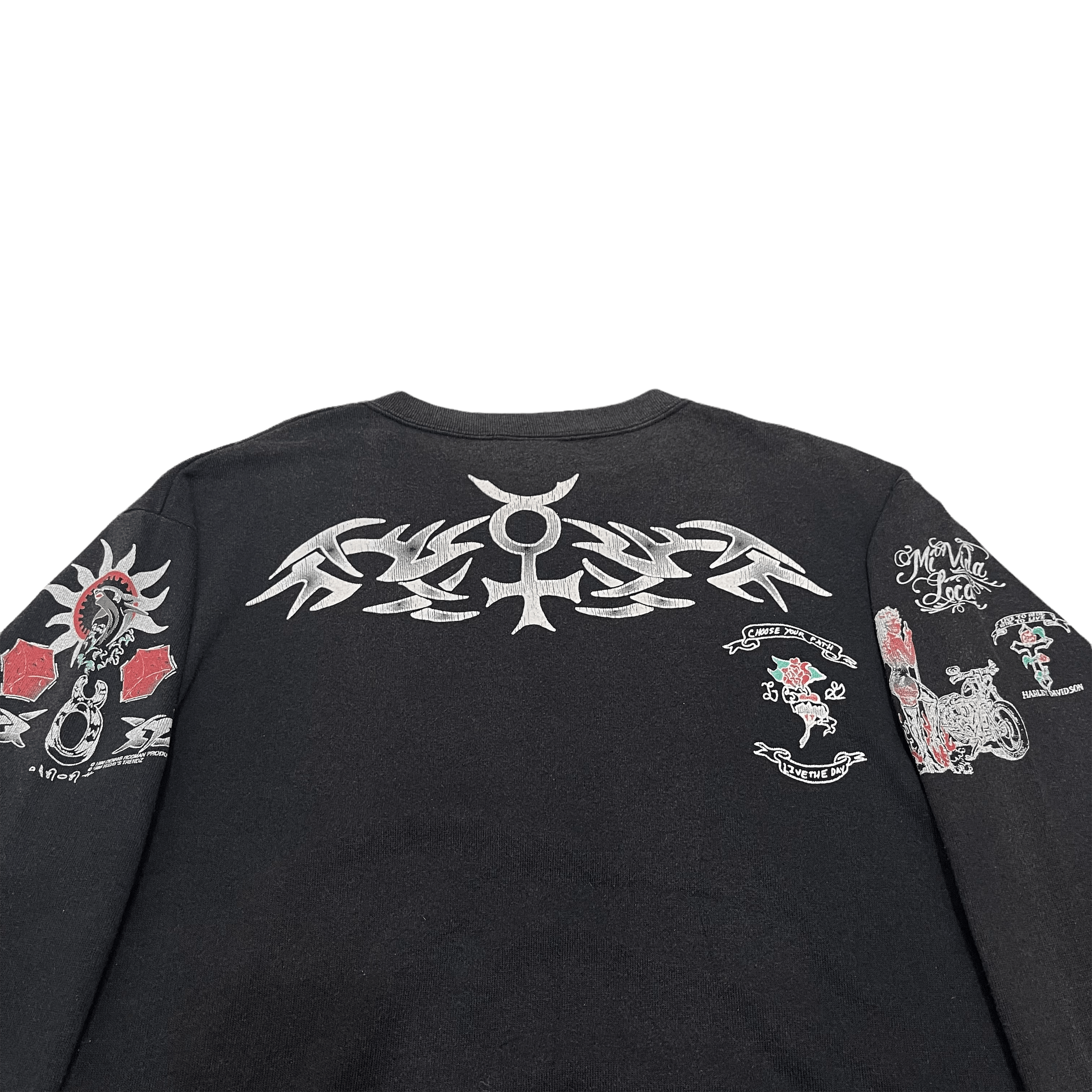 Harley Davidson × Vintage Vintage Dennis Rodman Harley Davidson 1994s Sweatshirt Size US M / EU 48-50 / 2 - 3 Thumbnail