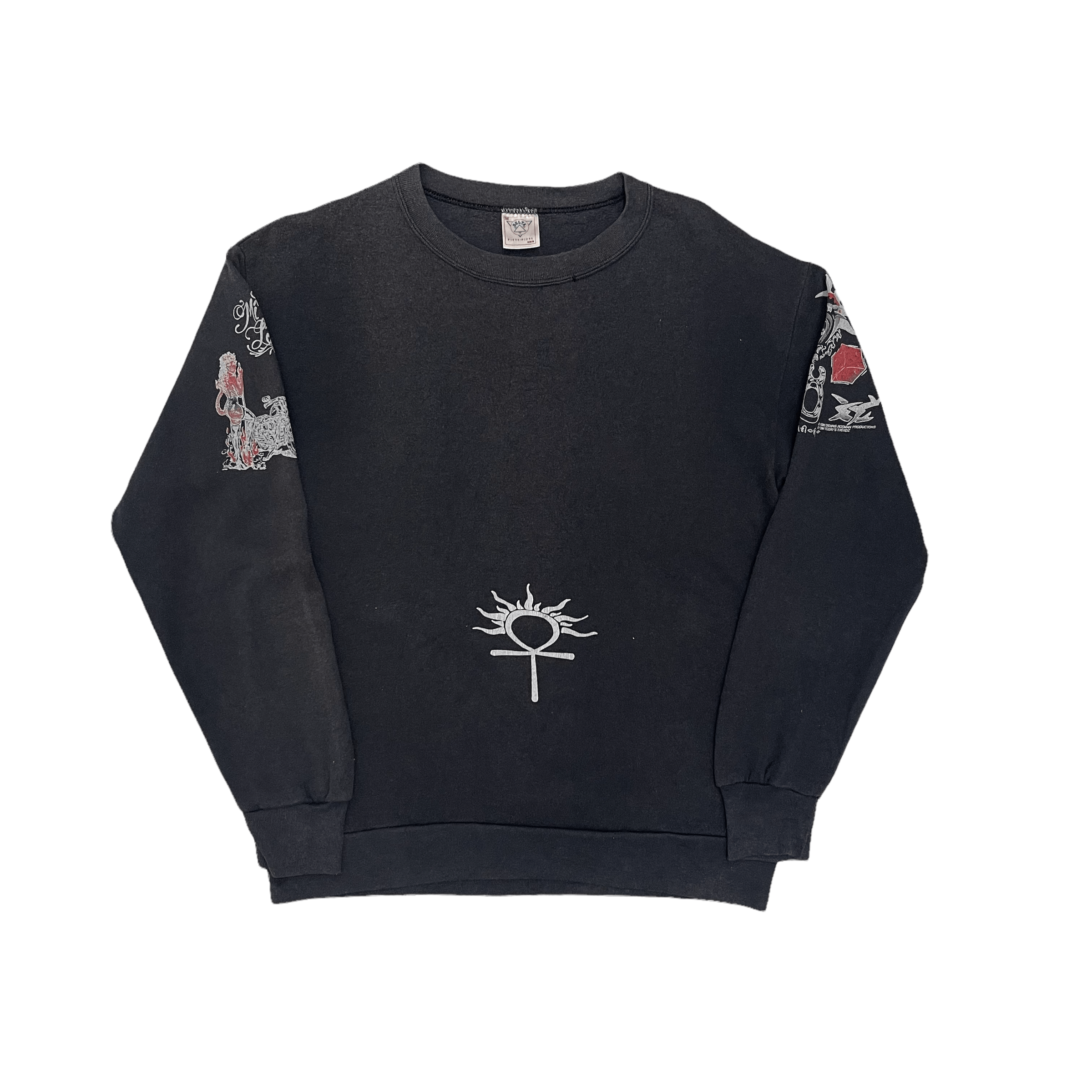 Harley Davidson × Vintage Vintage Dennis Rodman Harley Davidson 1994s Sweatshirt Size US M / EU 48-50 / 2 - 2 Thumbnail