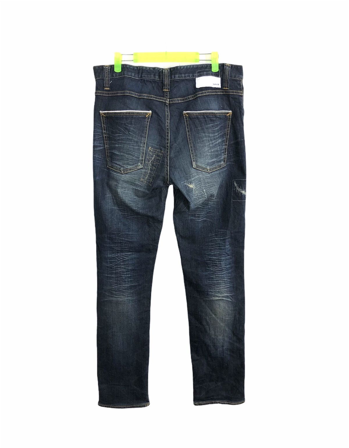 Hurley × Vintage Hurley Distressed Indigo Denim Jeans Unisex Wear Size 34 Size US 34 / EU 50 - 2 Thumbnail
