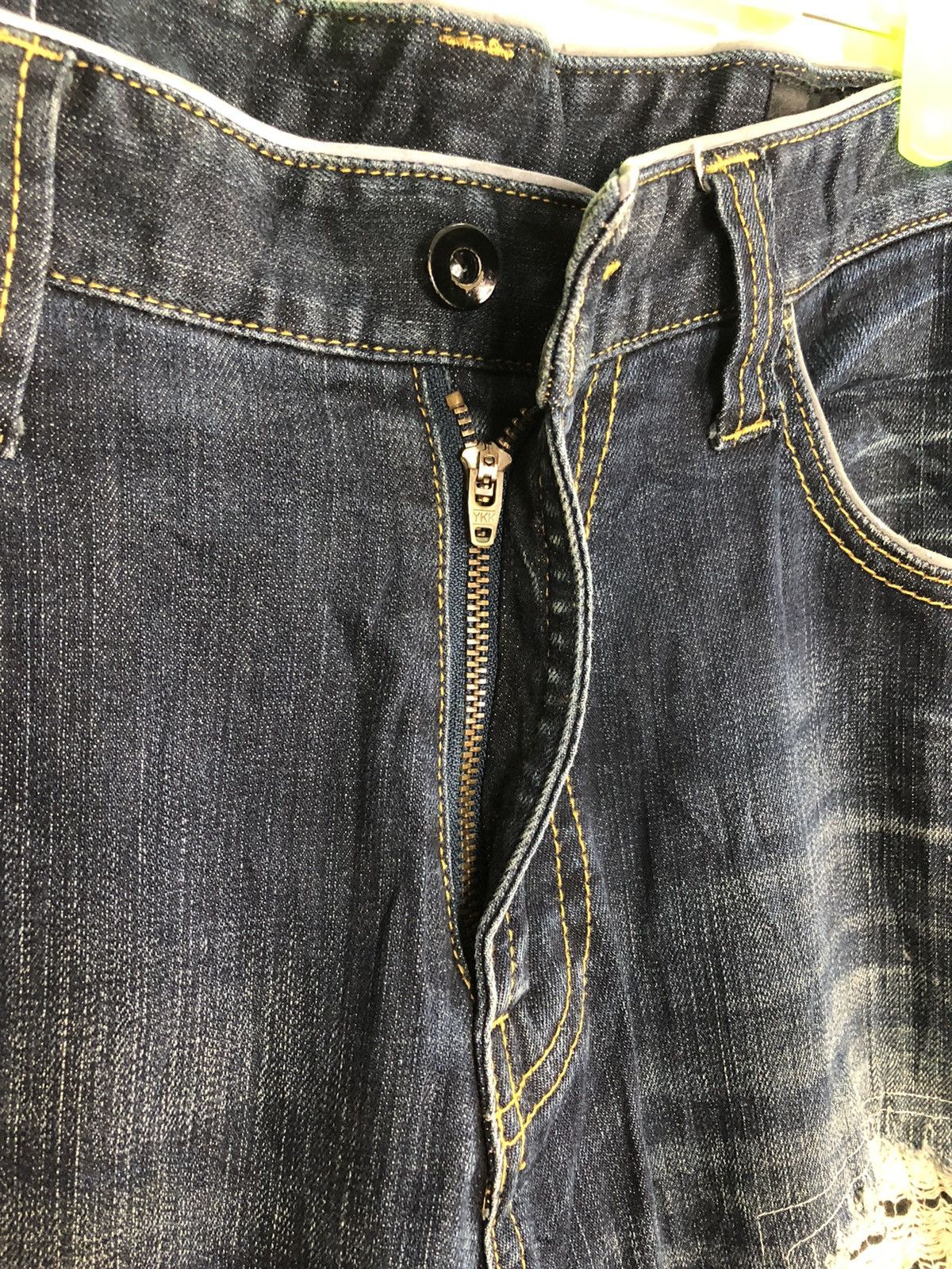 Hurley × Vintage Hurley Distressed Indigo Denim Jeans Unisex Wear Size 34 Size US 34 / EU 50 - 3 Thumbnail