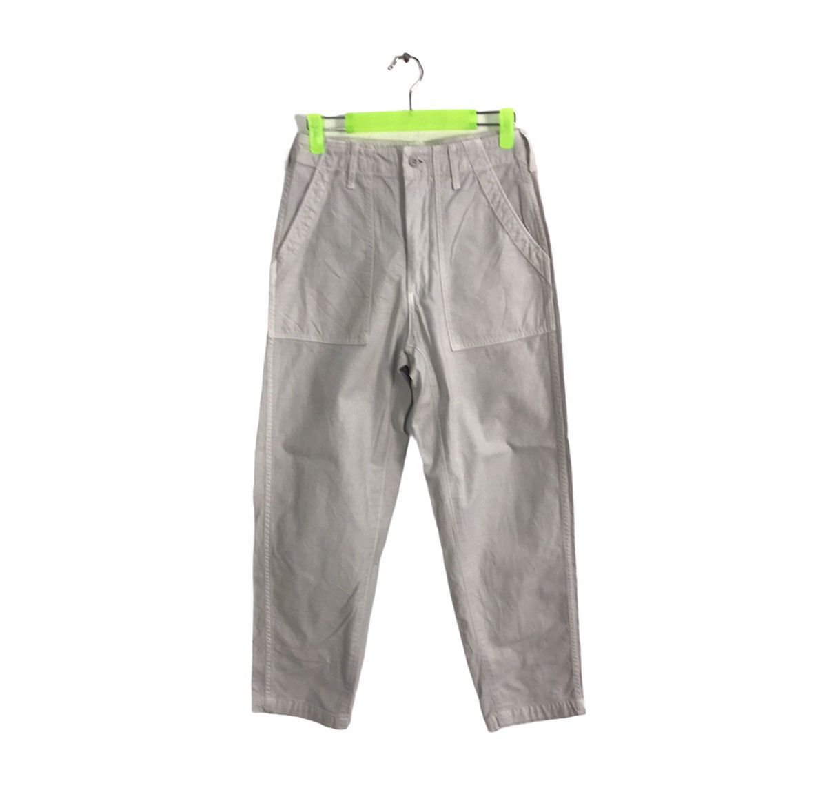 Japanese Brand × Vintage Morse Code Brand Straight Cut Style Pants Khakis Military Size US 27 - 1 Thumbnail