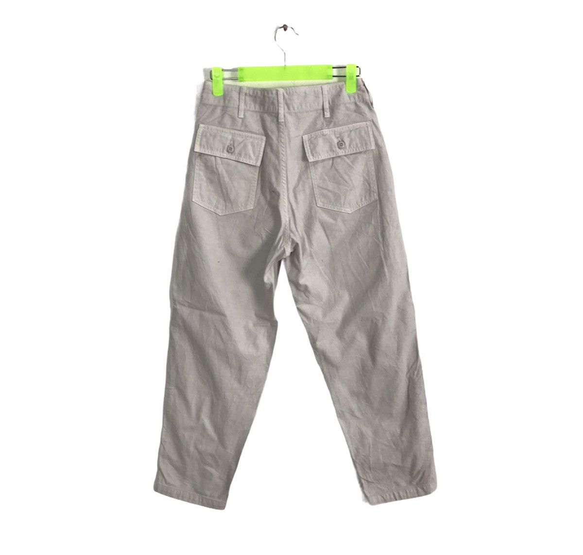 Japanese Brand × Vintage Morse Code Brand Straight Cut Style Pants Khakis Military Size US 27 - 2 Thumbnail