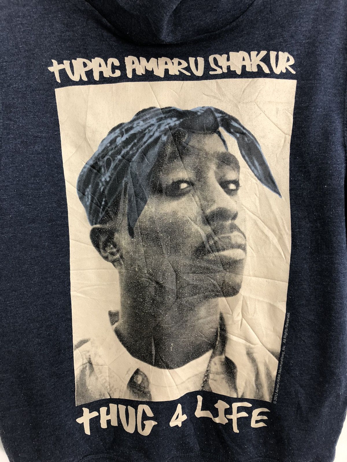 Rap Tees Tupac Amaru Shakur Hoodie Sweatshirt Sweater Big Logo Size US S / EU 44-46 / 1 - 3 Thumbnail