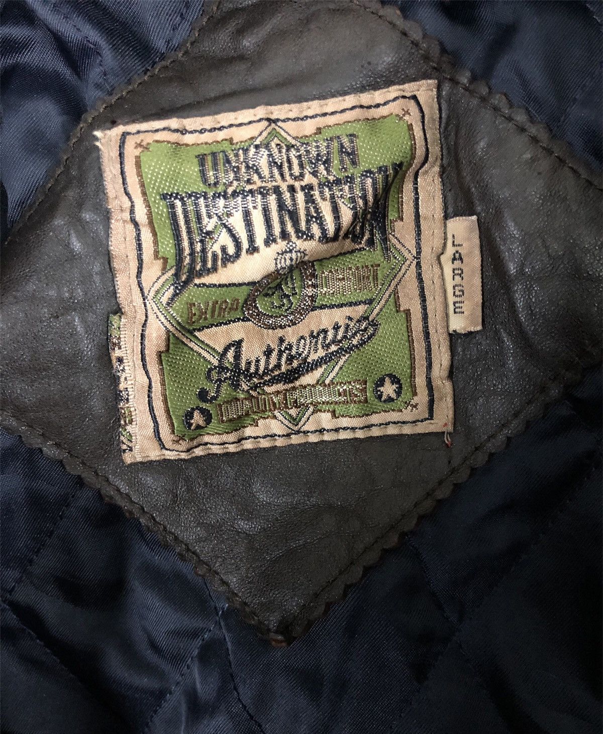 Other Rare unknown destination 90s varsity jacket spel out cw21 Size US L / EU 52-54 / 3 - 11 Thumbnail