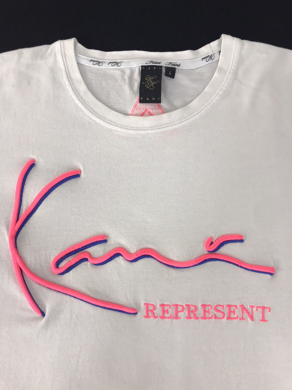 Karl Kani × Rap Tees Vintage Karl Kani Hip Hop Rap T-shirt Tee Embroidery Logo Size US M / EU 48-50 / 2 - 3 Thumbnail