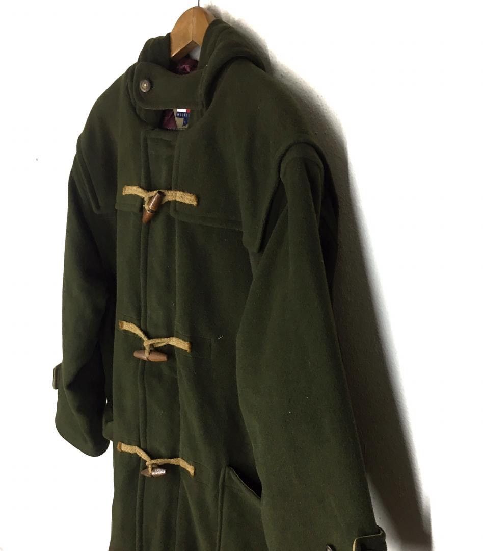 Tommy Hilfiger Tommy Hilfiger Coat Black Wool Long Jacket cw21 Size US L / EU 52-54 / 3 - 4 Thumbnail