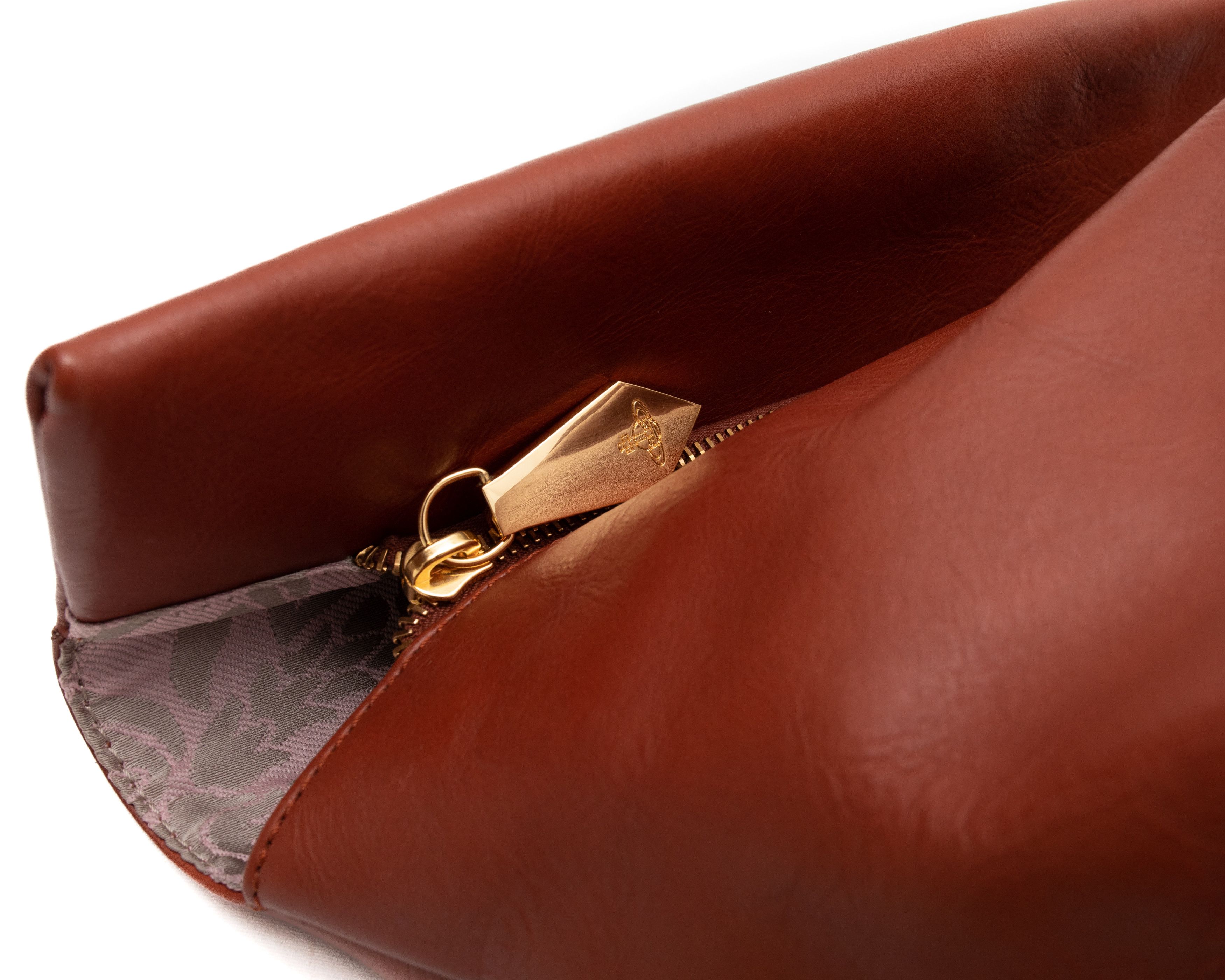 Vivienne Westwood *No Tariff* VIVIENNE WESTWOOD Orb Logo Asymmetric Clutch Bag Size ONE SIZE - 7 Thumbnail