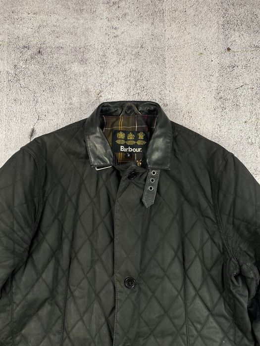 Barbour Vintage Barbour Retail Bildung Wax Quilted Jacket Grailed