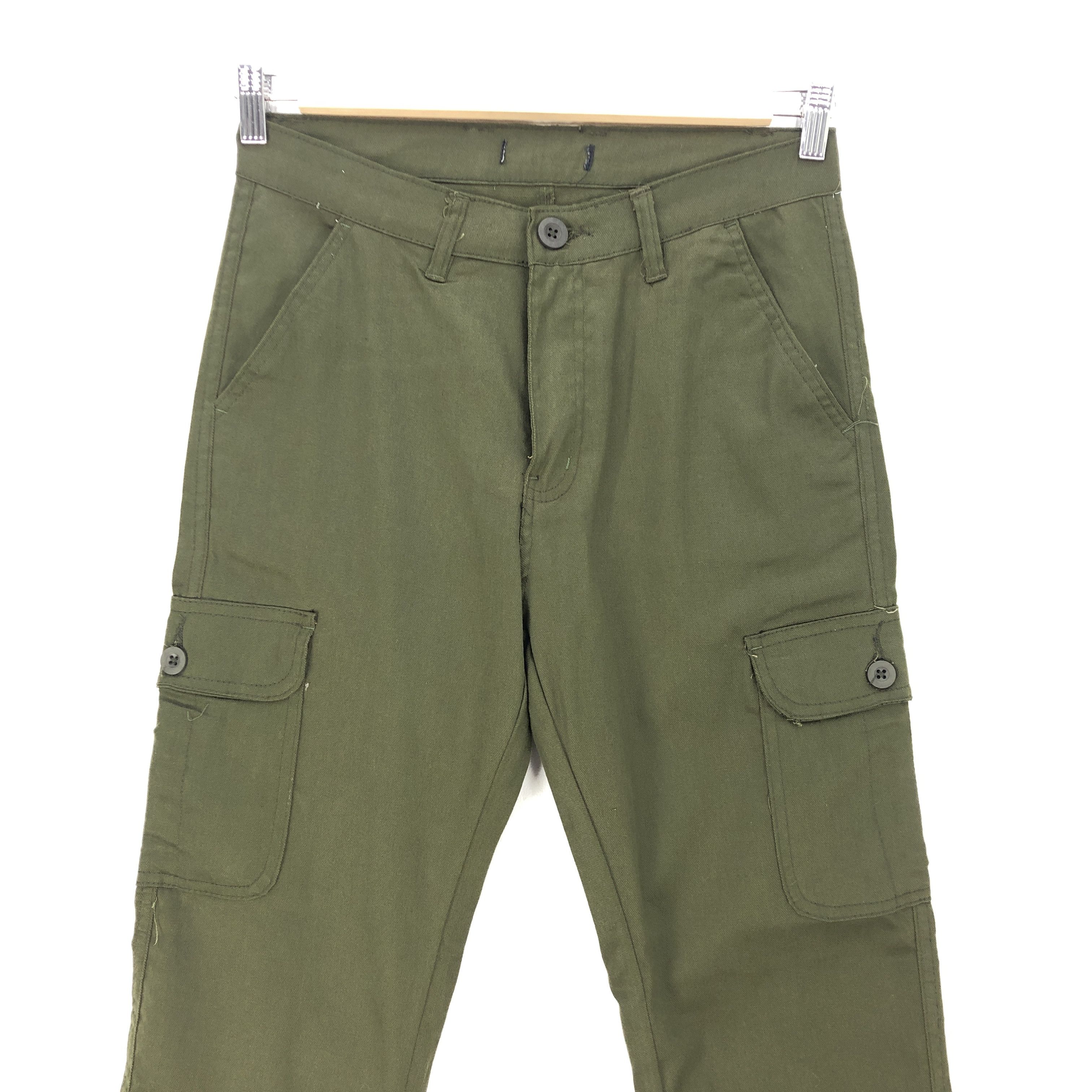 Japanese Brand × Vintage Japanese Cargo Pants Multi Pocket Trousers Utility Pants Size US 32 / EU 48 - 4 Thumbnail