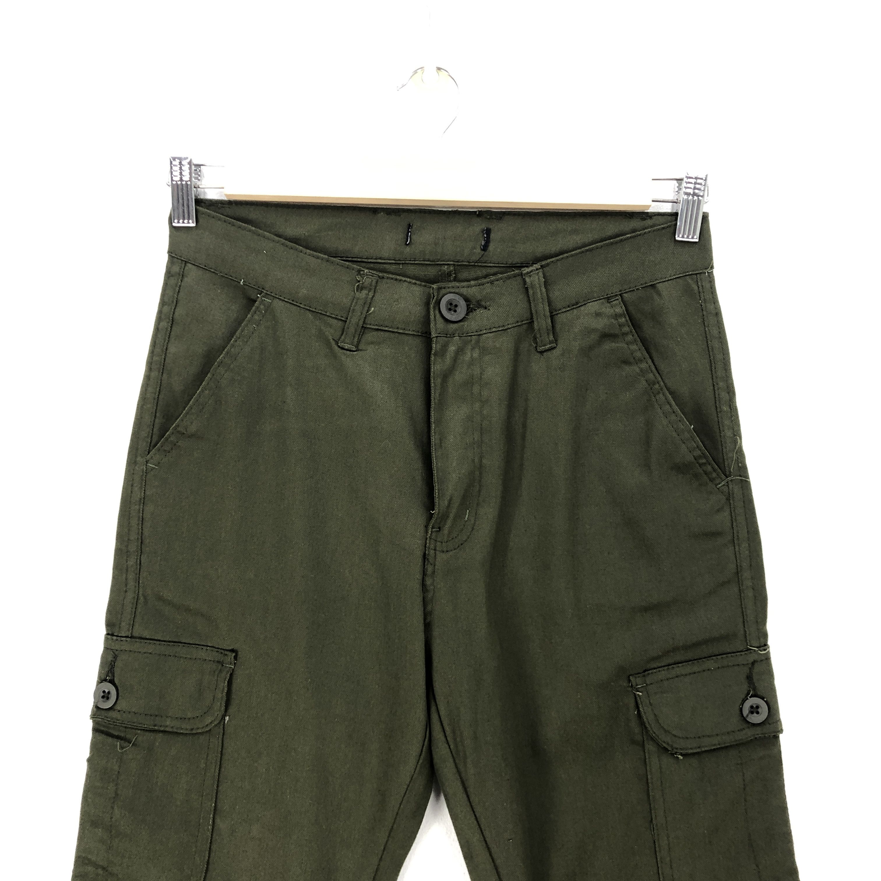 Japanese Brand × Vintage Japanese Cargo Pants Multi Pocket Trousers Utility Pants Size US 32 / EU 48 - 3 Thumbnail
