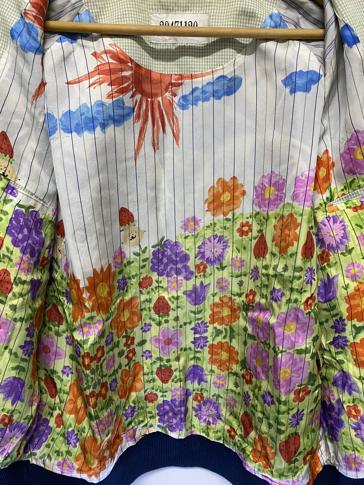 20471120 SS99 20471120 Secret Flower Garden bomber jacket Size US M / EU 48-50 / 2 - 12 Thumbnail