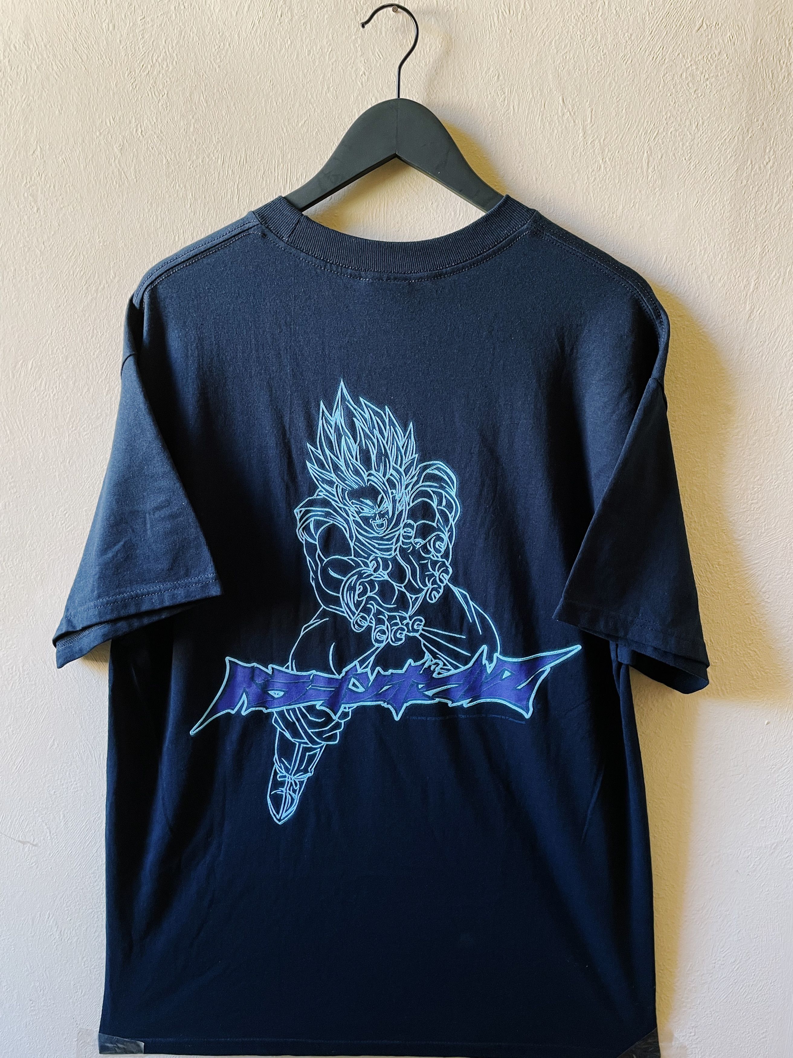 image of Anima x Vintage 2001 Dragon Ball Z Vegetto T-Shirt Navy, Men's (Size Large)