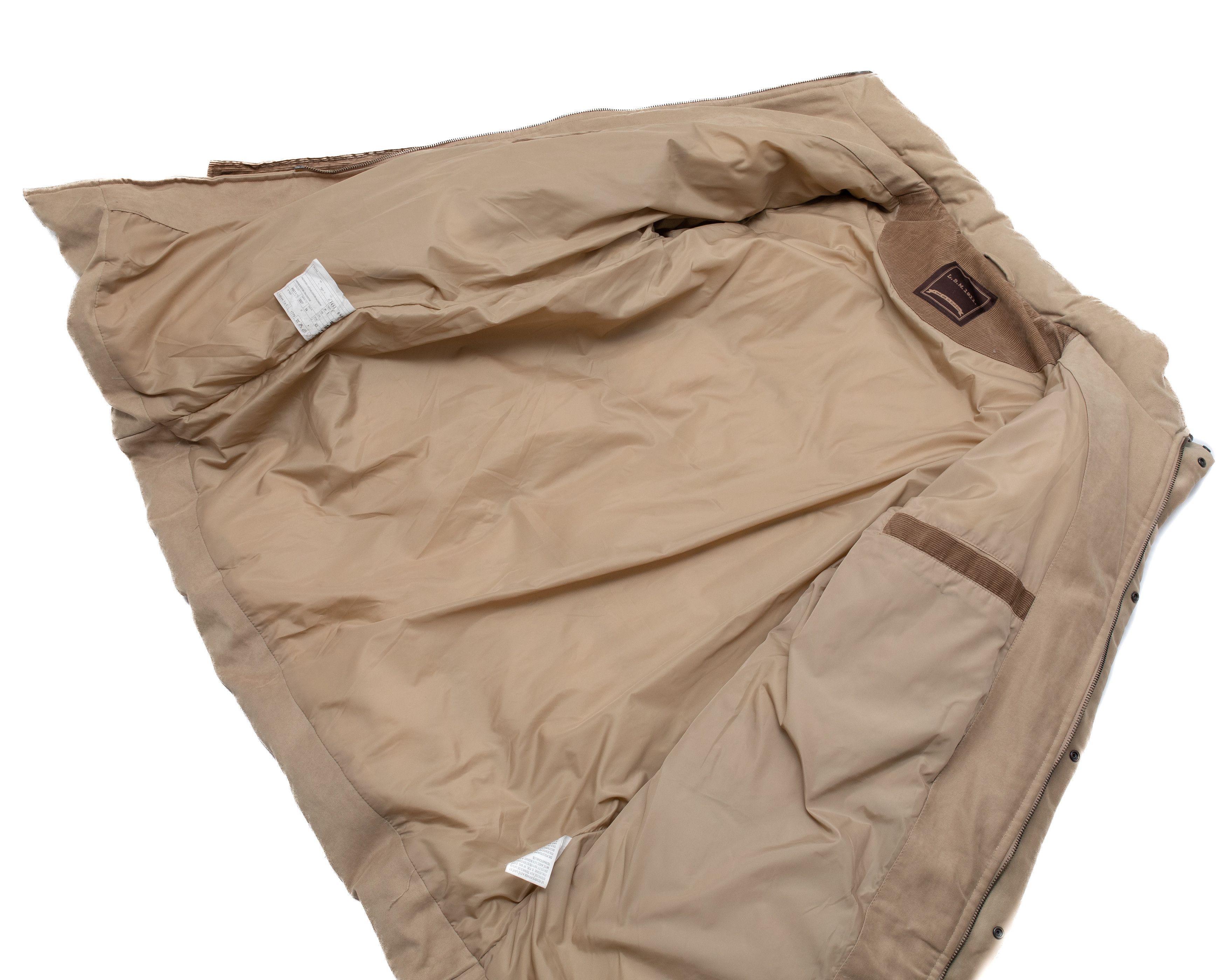 Luigi Bianchi L. B. M. 1911 Beige Down Coat Jacket Size US L / EU 52-54 / 3 - 7 Thumbnail