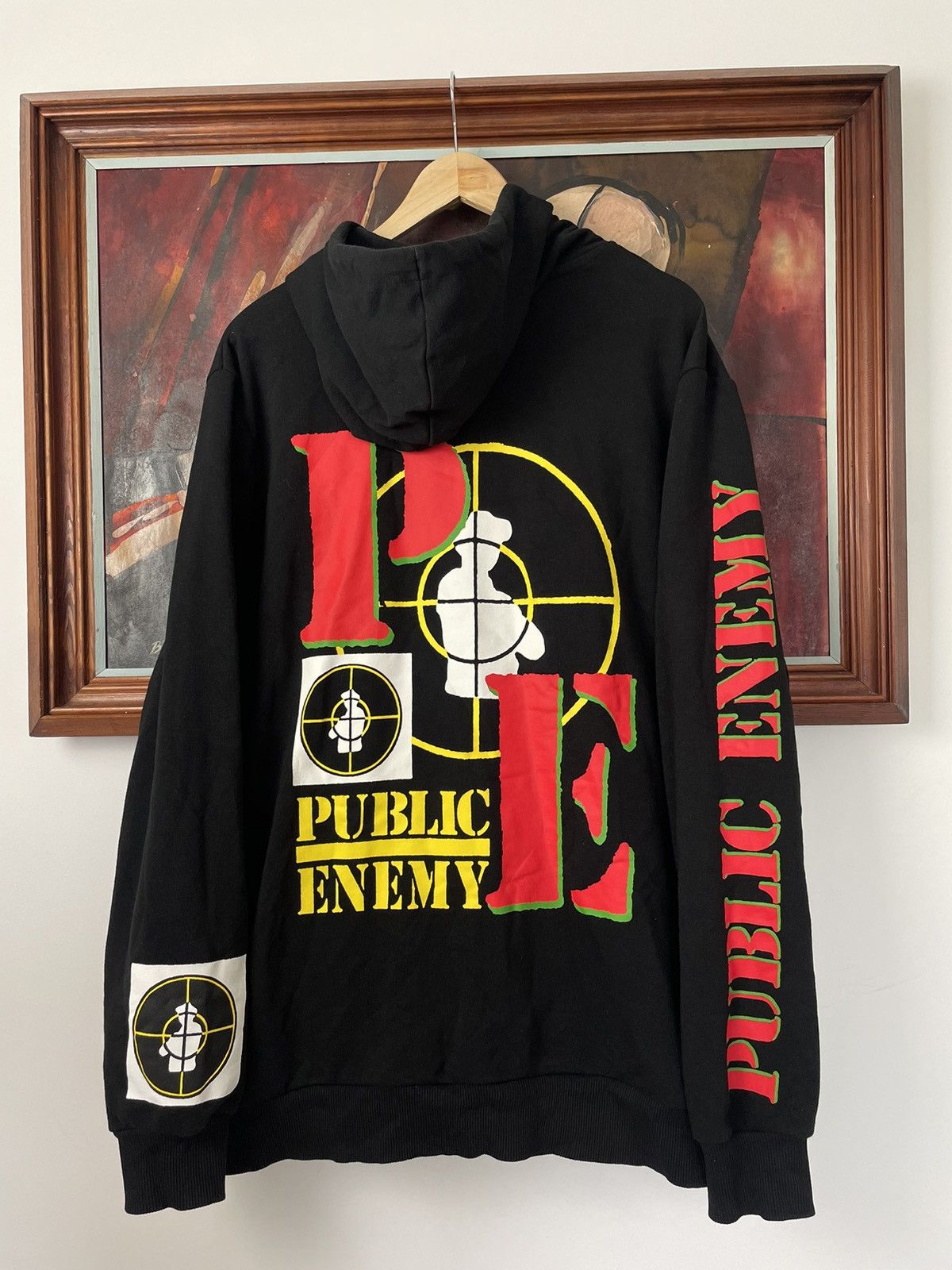 Public Enemy Puma Rap Tees Puma x Public Enemy Rap Hoodie Rare Streetwear Black Hype Grailed