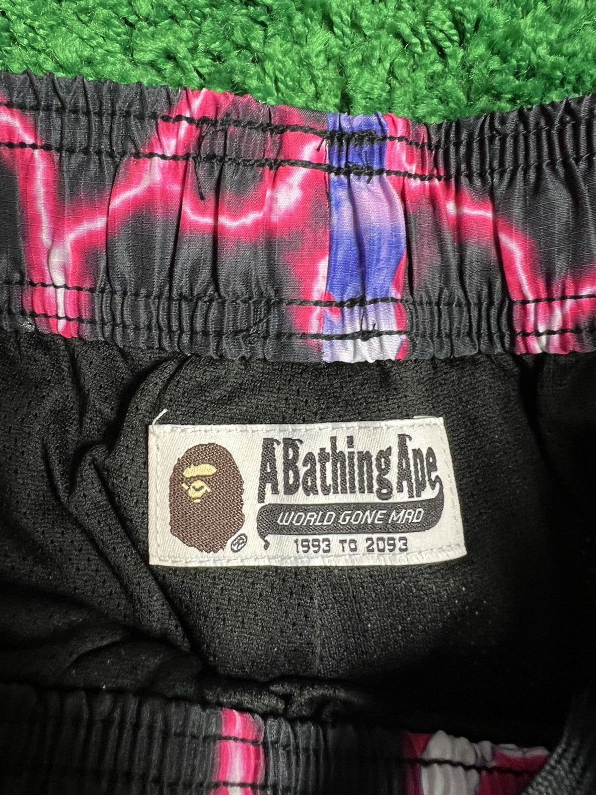 Bape Bape Lightning Track Shorts Size US 34 / EU 50 - 6 Thumbnail