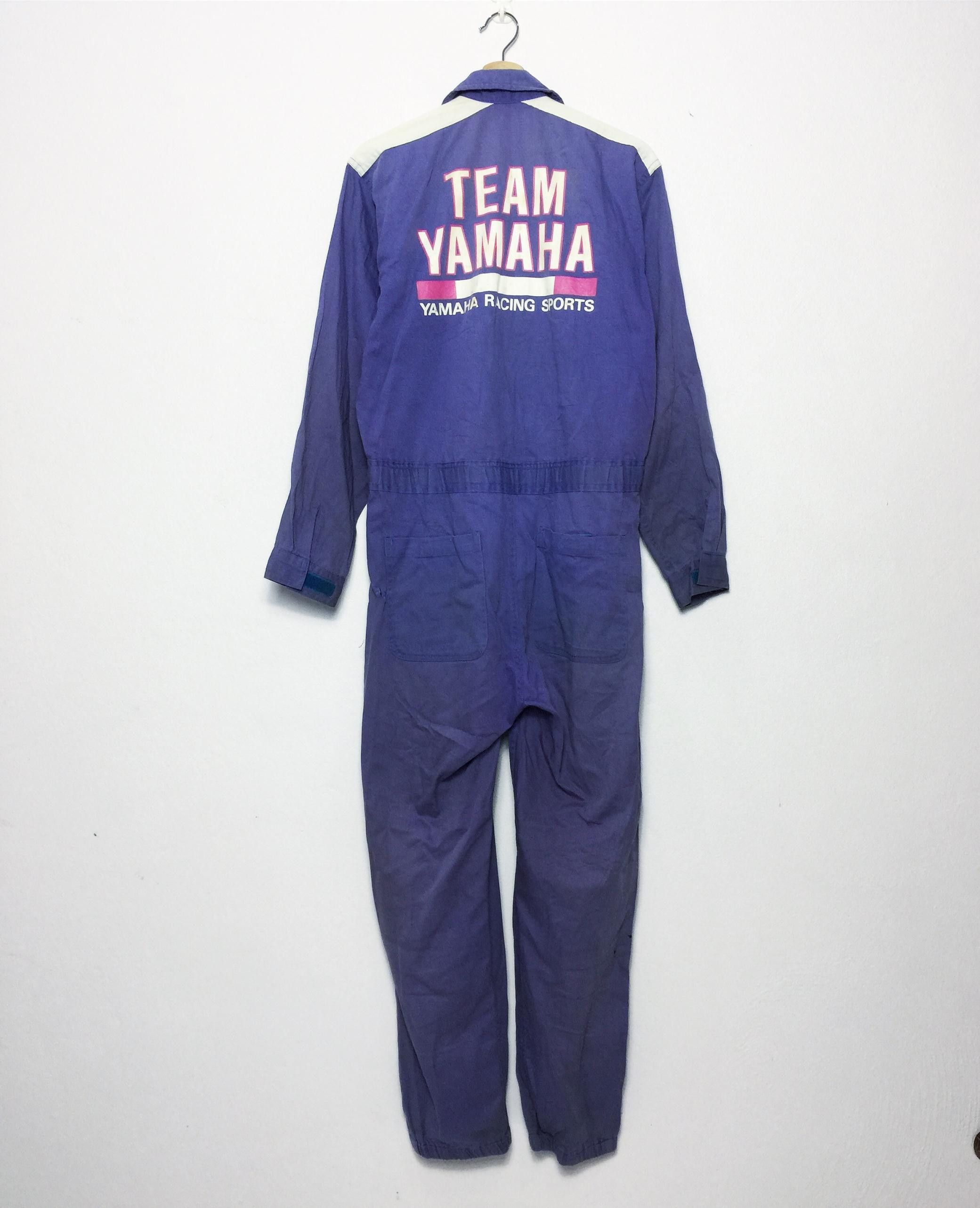 Yamaha Rare Vintage Distressed Team Yamaha Racing Sports Coverall Size US 34 / EU 50 - 7 Thumbnail