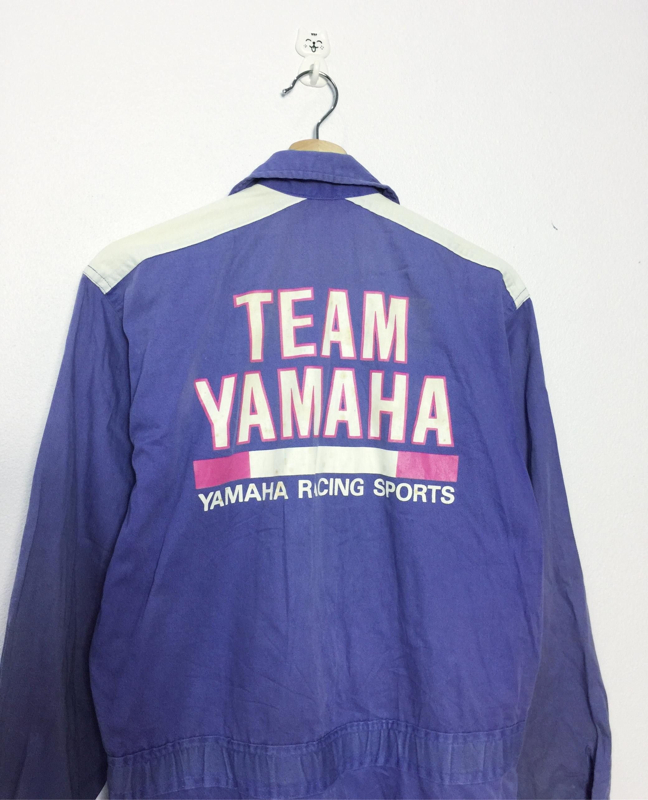 Yamaha Rare Vintage Distressed Team Yamaha Racing Sports Coverall Size US 34 / EU 50 - 8 Thumbnail