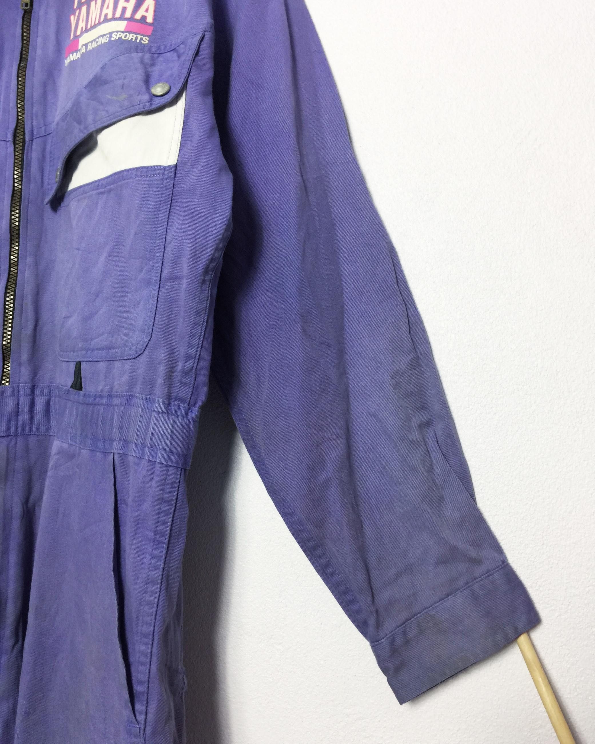 Yamaha Rare Vintage Distressed Team Yamaha Racing Sports Coverall Size US 34 / EU 50 - 6 Thumbnail