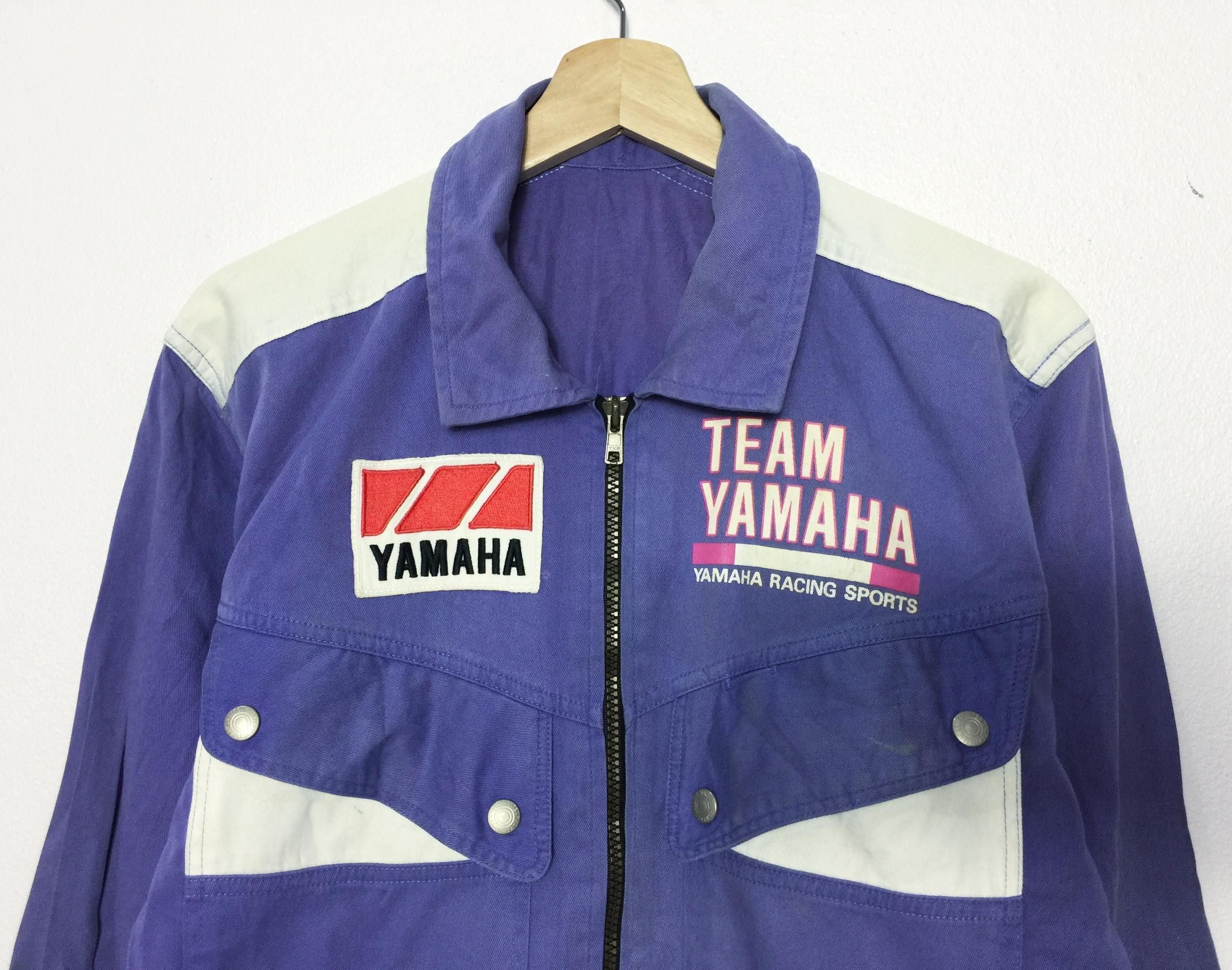 Yamaha Rare Vintage Distressed Team Yamaha Racing Sports Coverall Size US 34 / EU 50 - 3 Thumbnail