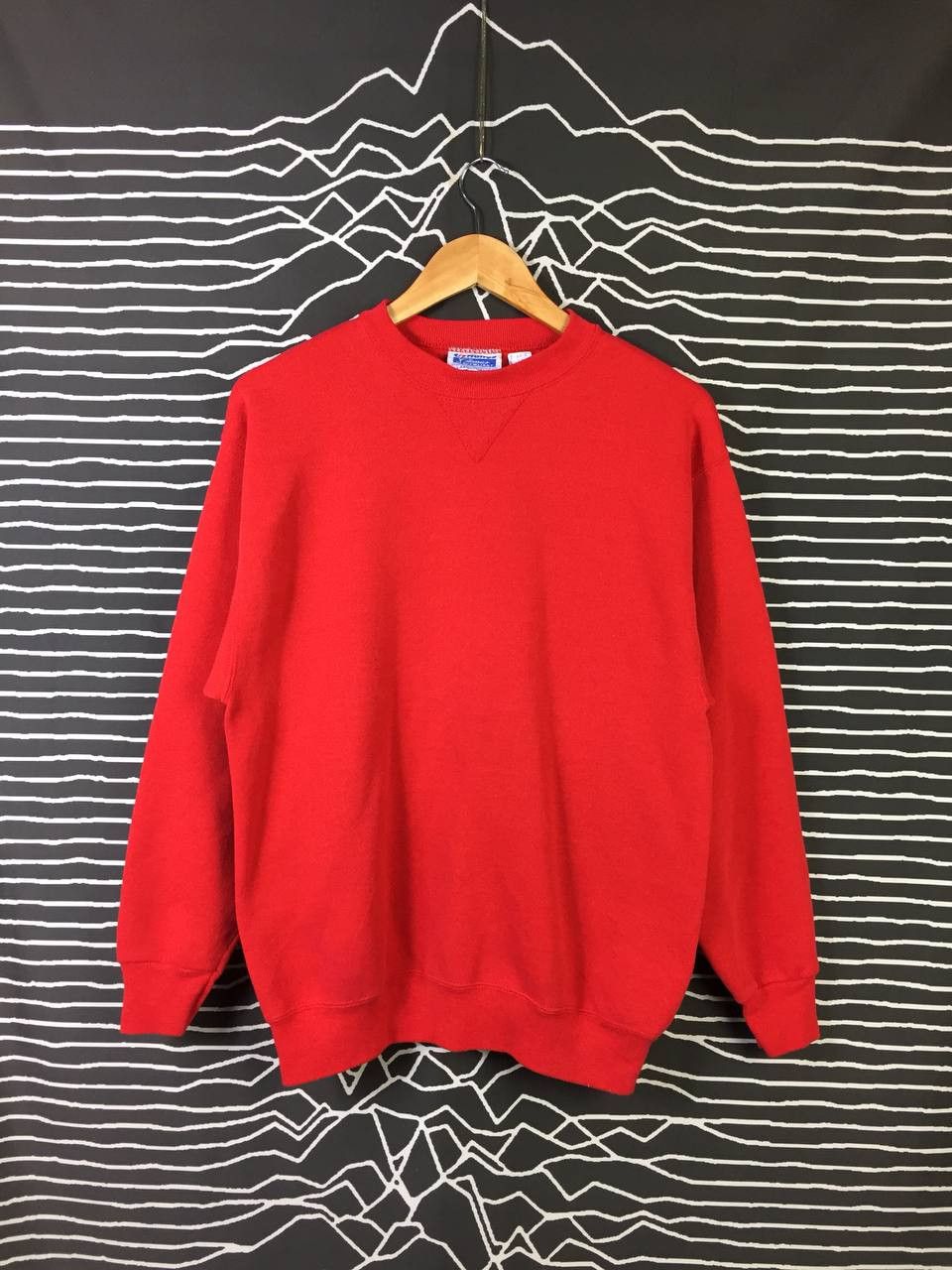 Vtg 90s Hanes Classic Heavyweight Plain Essential Sweatshirt