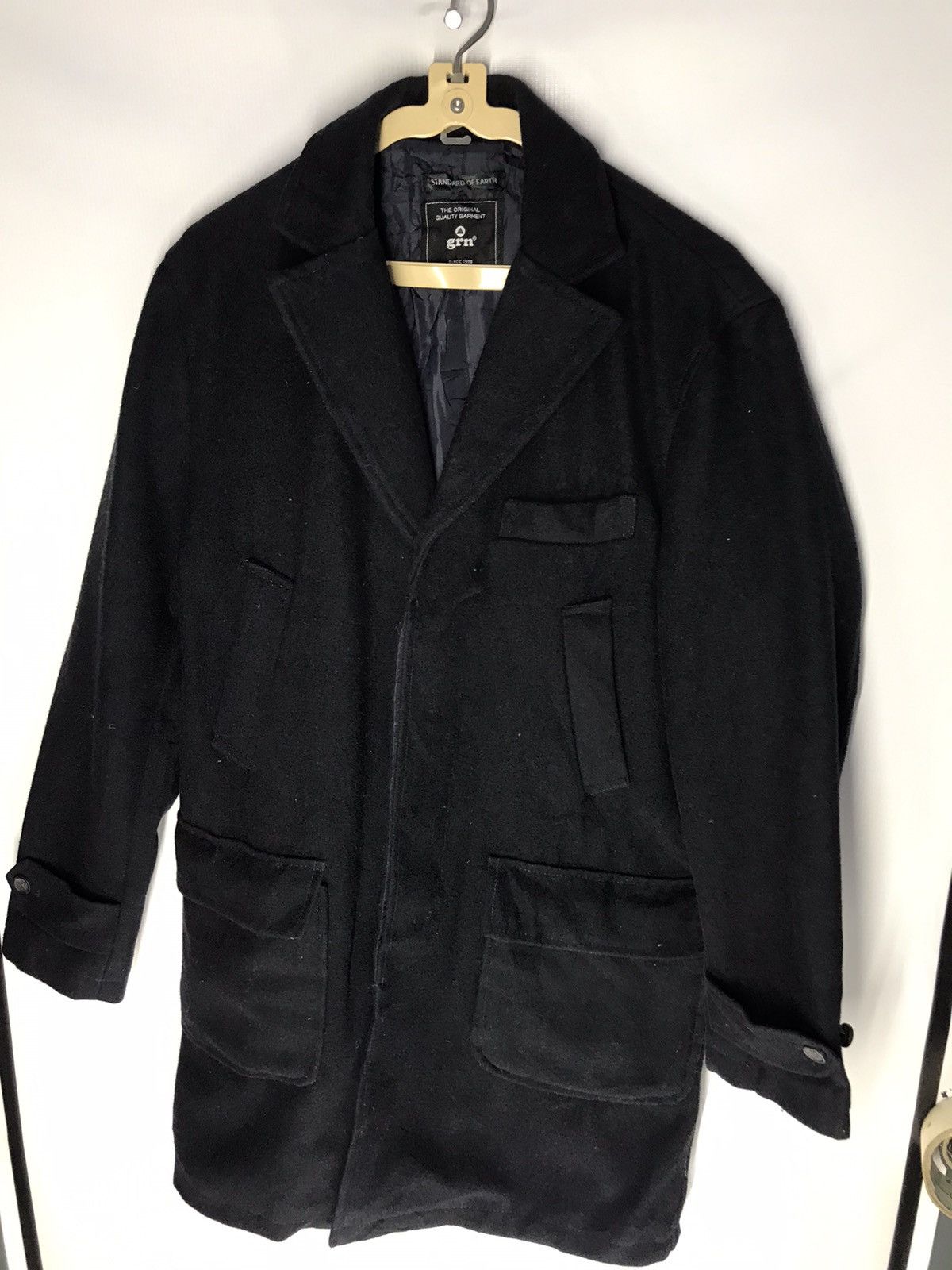 GRN × Japanese Brand Grn wool coat jacket Size US M / EU 48-50 / 2 - 5 Thumbnail