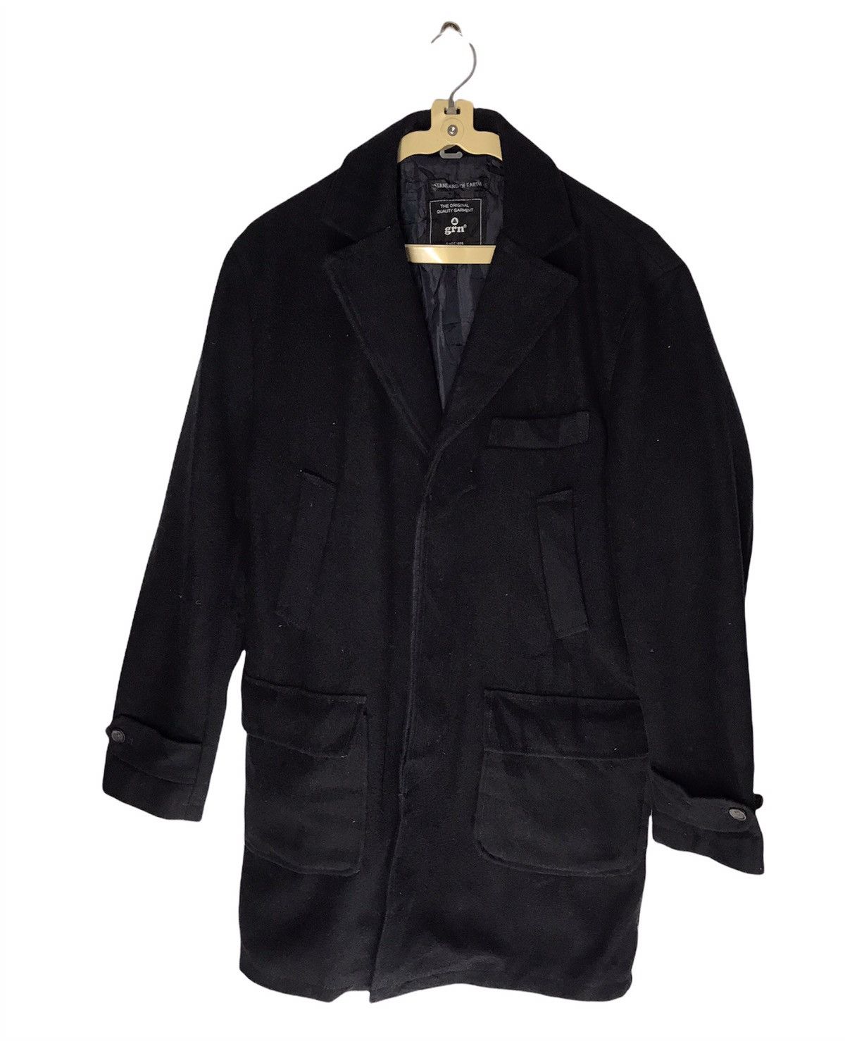 GRN × Japanese Brand Grn wool coat jacket Size US M / EU 48-50 / 2 - 1 Thumbnail