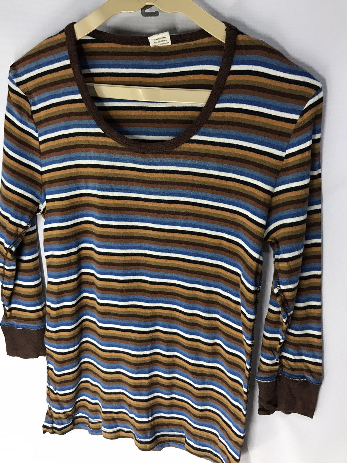 GRN × Japanese Brand Grn stripe tshirt quater sleeve Size US M / EU 48-50 / 2 - 3 Thumbnail
