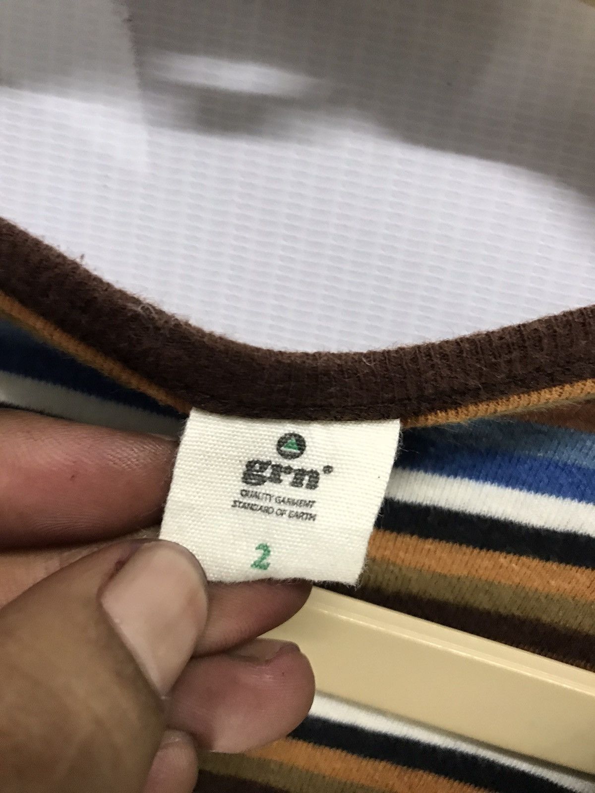 GRN × Japanese Brand Grn stripe tshirt quater sleeve Size US M / EU 48-50 / 2 - 4 Thumbnail
