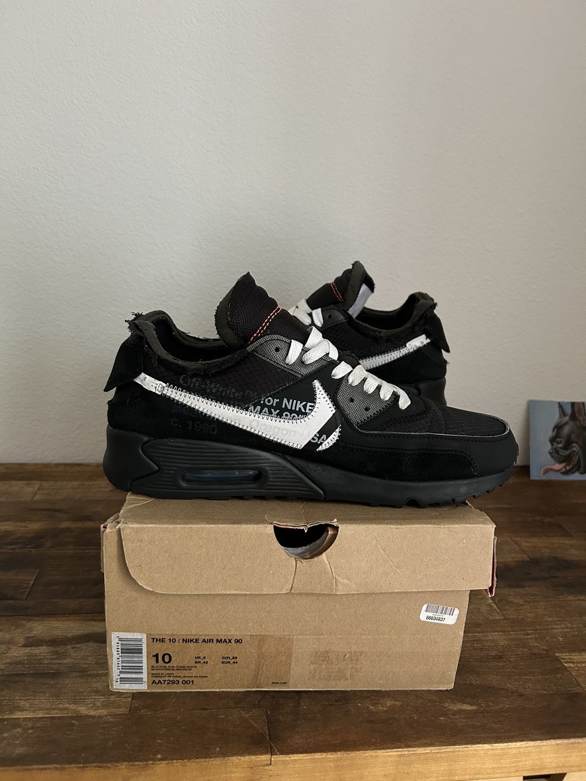 Nike × Off-White AirMax 90 Size US 10 / EU 43 - 3 Thumbnail