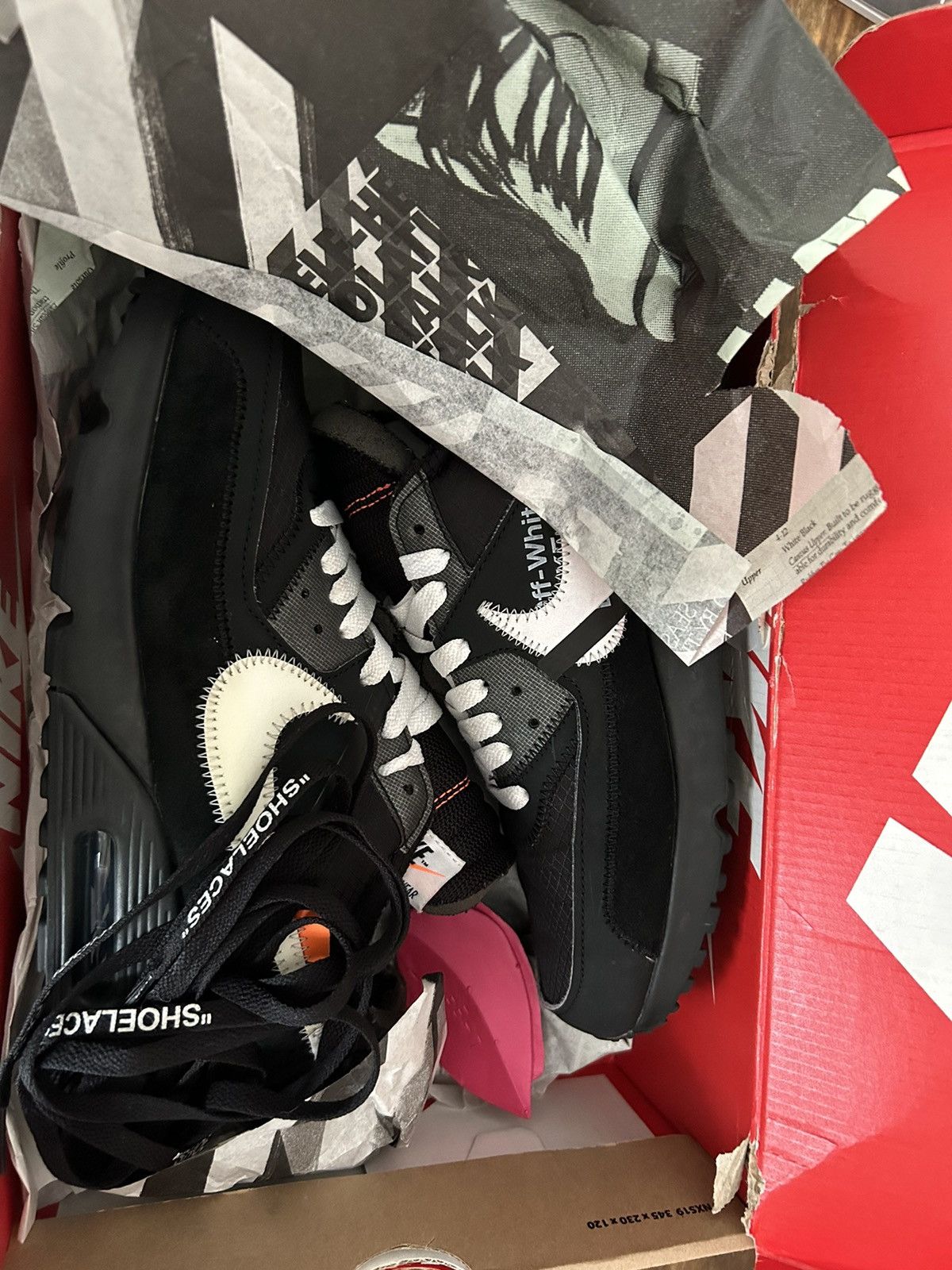 Nike × Off-White AirMax 90 Size US 10 / EU 43 - 7 Thumbnail