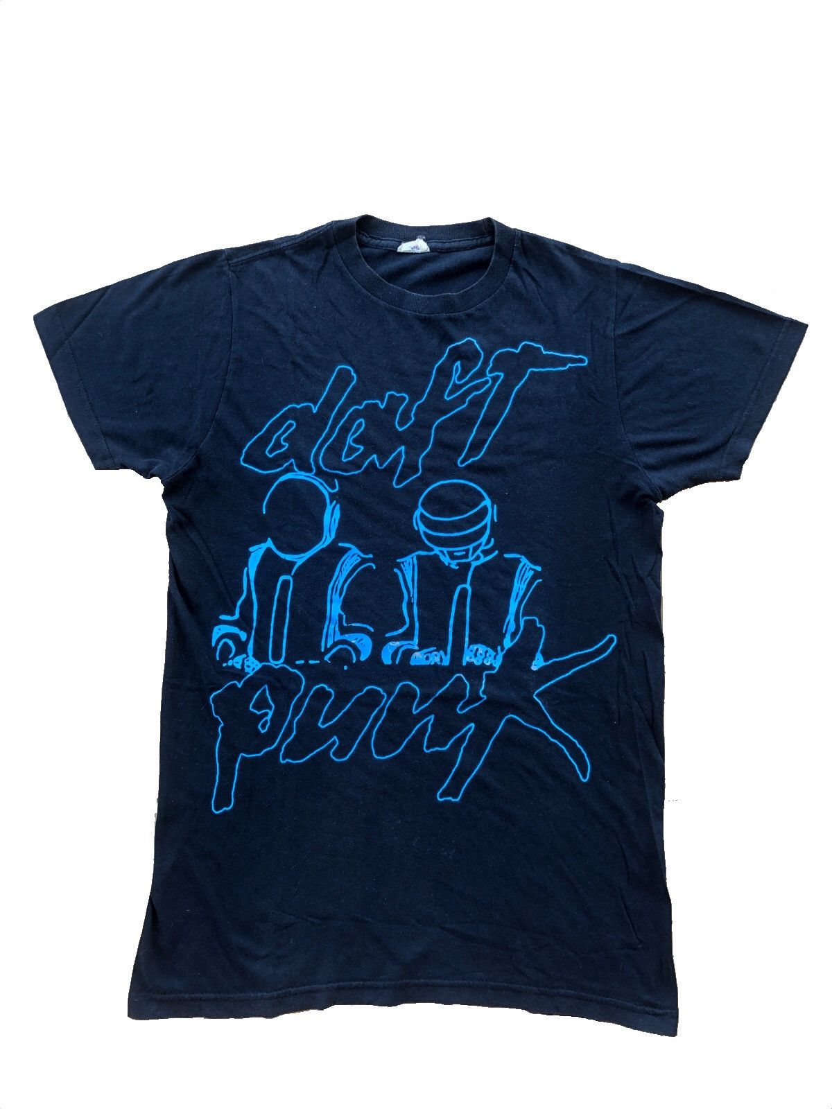 Band Tees 💥Rare Vintage Daft Punk Band Electronic Music Tshirts Size US S / EU 44-46 / 1 - 1 Thumbnail