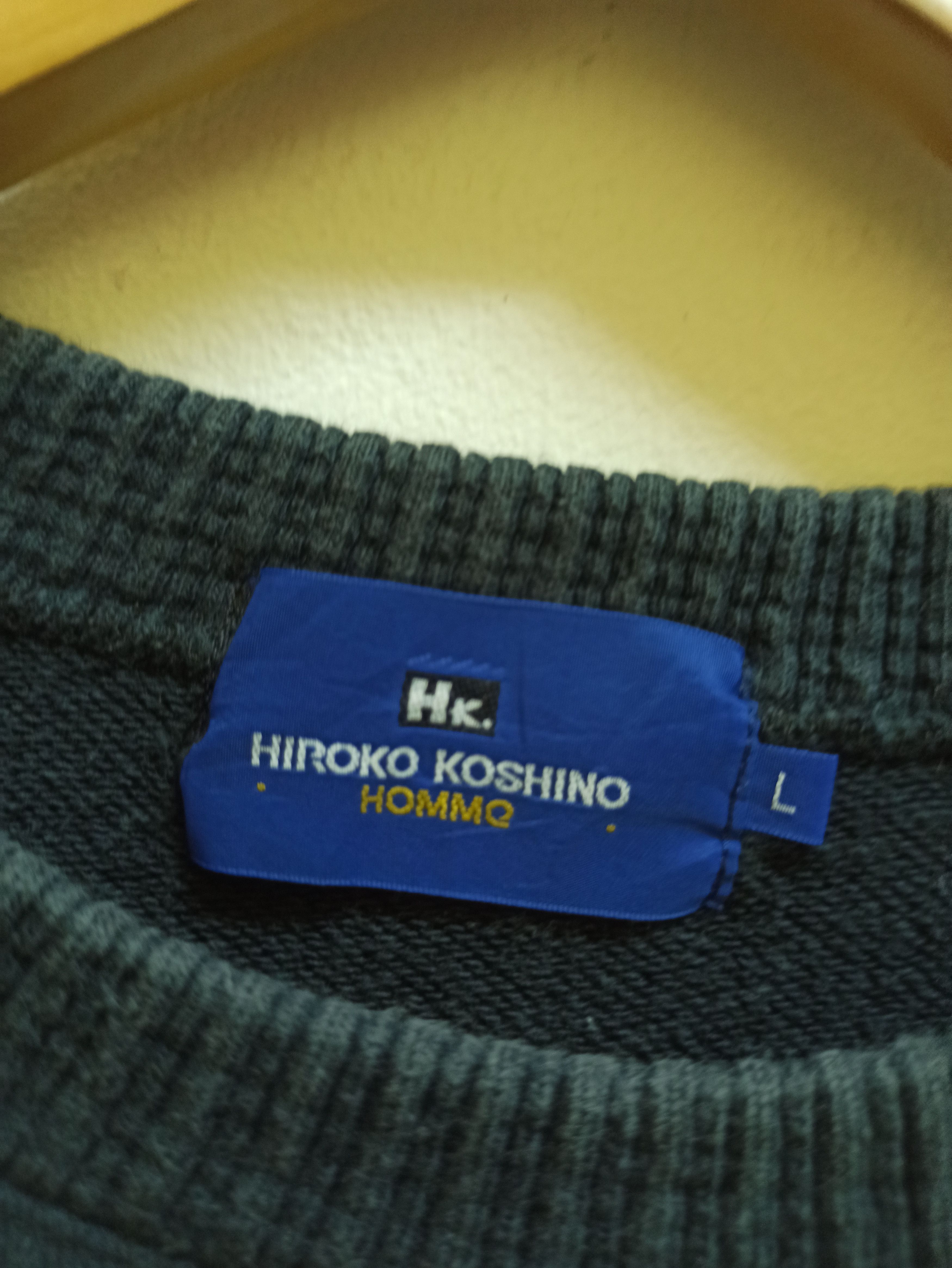 Hiroko Koshino Homme Vtg Hiroko Koshino Homme sweatshirts Embroided Logo (c32) Size US L / EU 52-54 / 3 - 5 Thumbnail