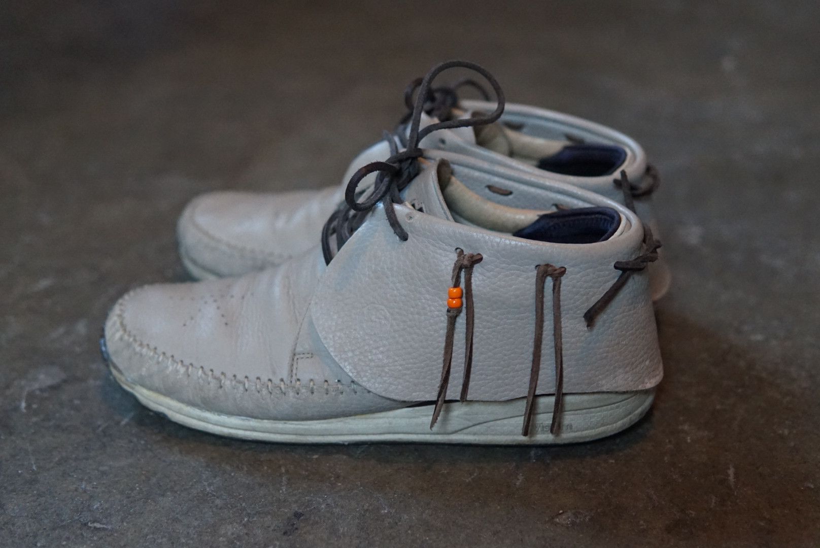 Visvim Visvim FBT Gray Size 10 43 Leather Moccasin Size US 10 / EU 43 - 8 Thumbnail