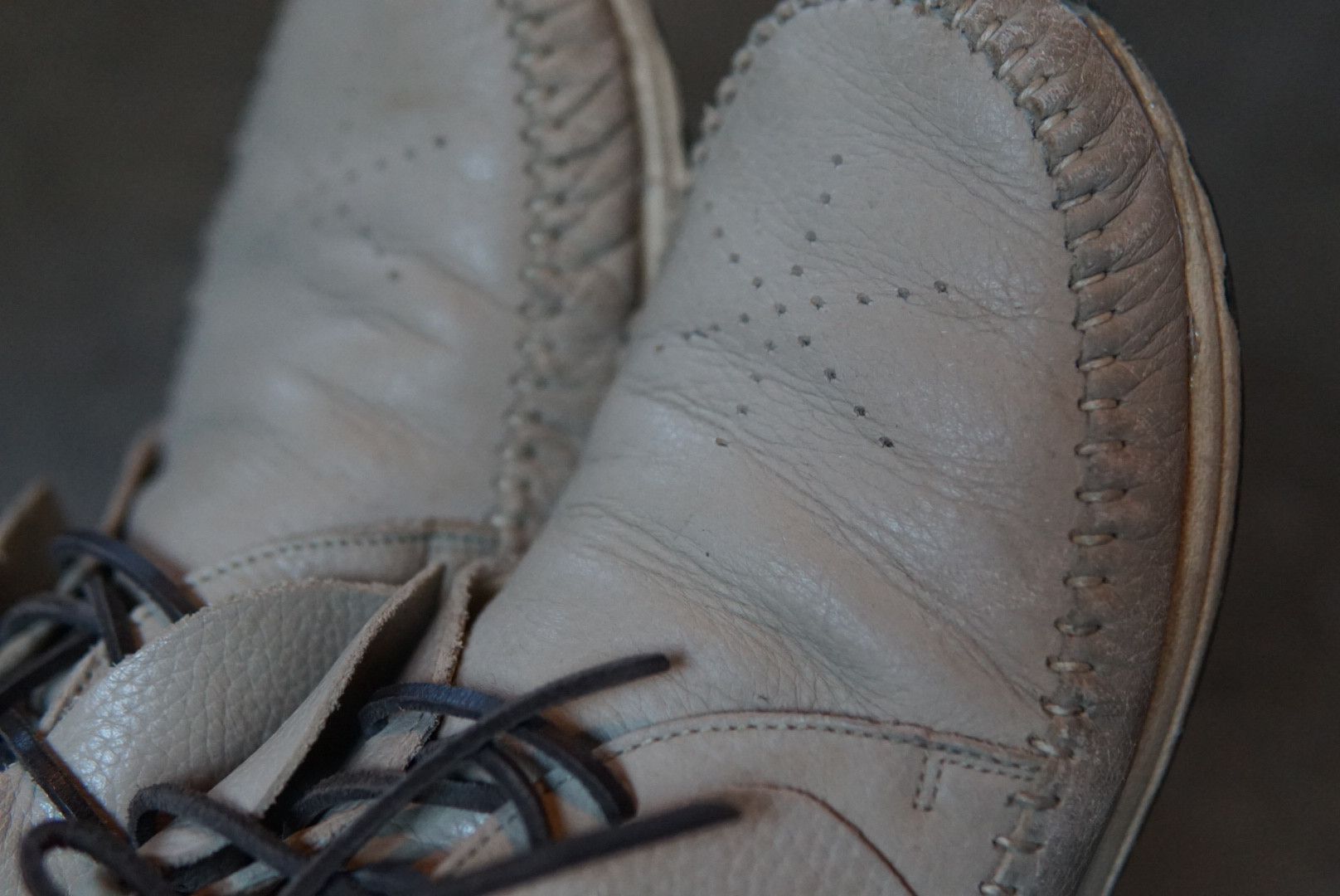 Visvim Visvim FBT Gray Size 10 43 Leather Moccasin Size US 10 / EU 43 - 3 Thumbnail