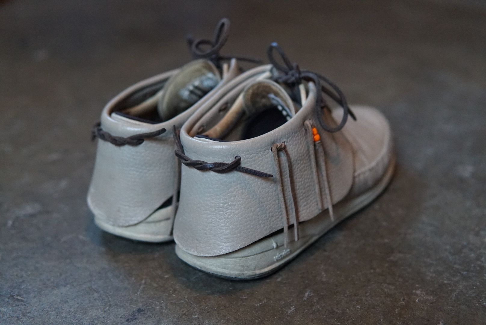 Visvim Visvim FBT Gray Size 10 43 Leather Moccasin Size US 10 / EU 43 - 14 Thumbnail
