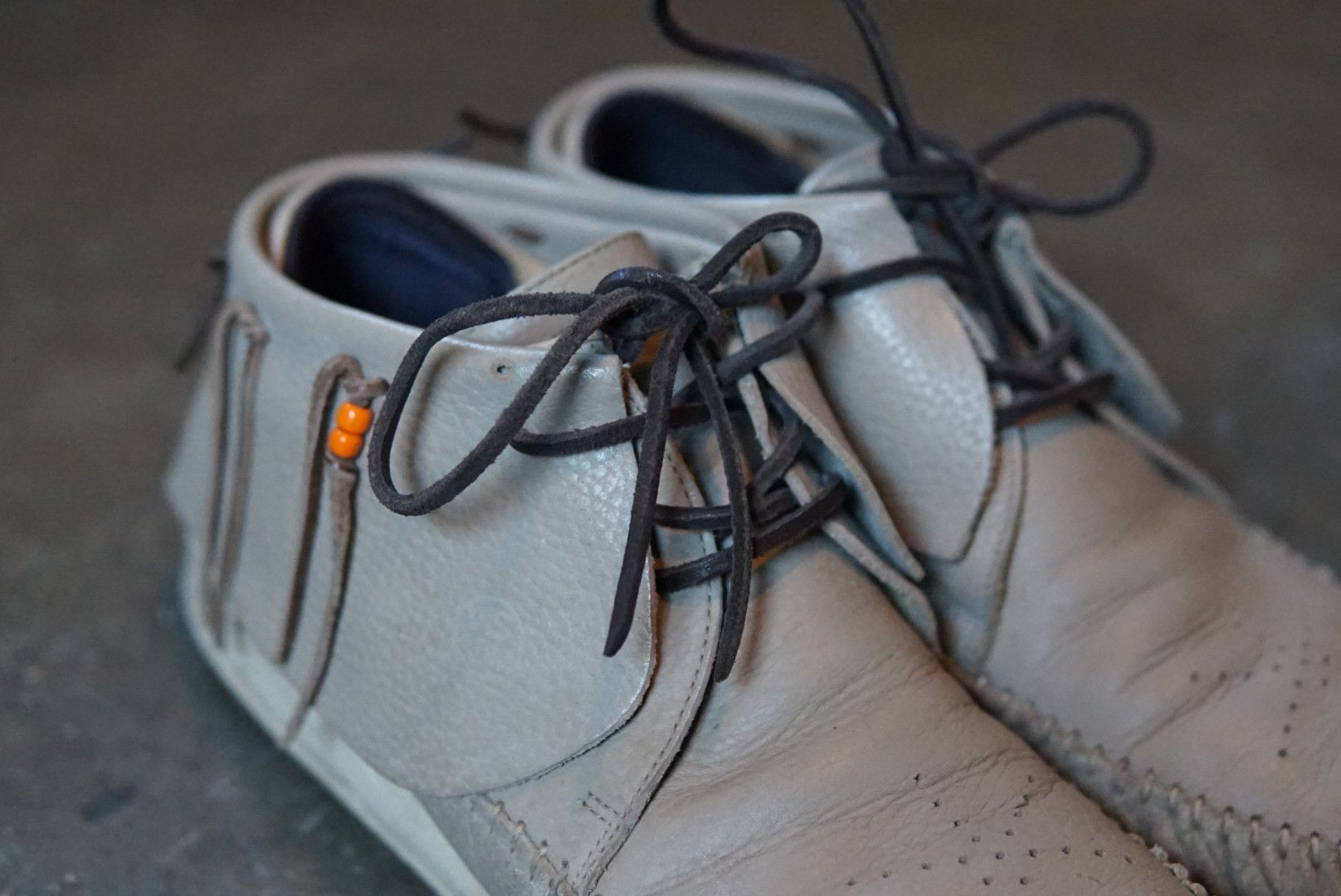 Visvim Visvim FBT Gray Size 10 43 Leather Moccasin Size US 10 / EU 43 - 7 Thumbnail