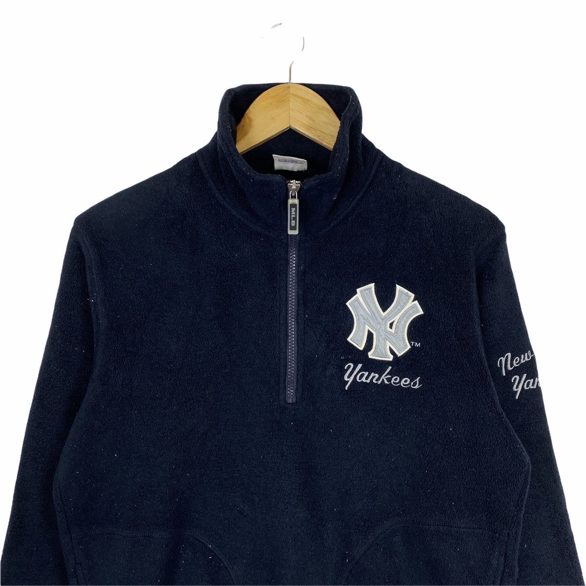 MLB × New York Yankees Vintage New York YANKEES MLB Fleece Half Zipper Sweatshirt Size US M / EU 48-50 / 2 - 4 Thumbnail
