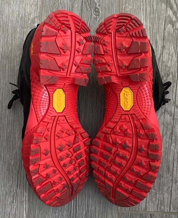 Vibram SS2019 Alyx ROA Black & Red Low Top Hiking Vibram Sole Boots ...