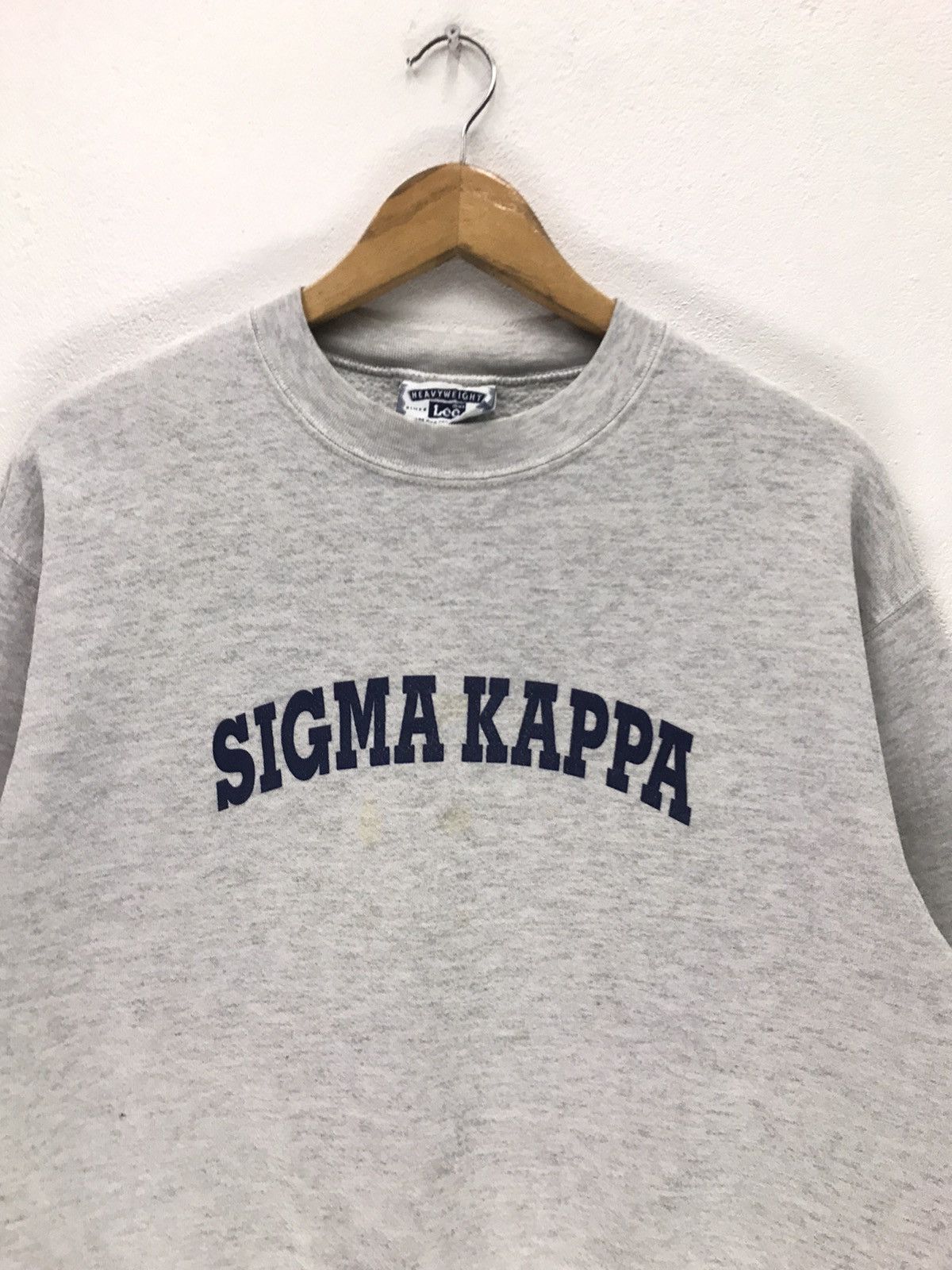 Lee × Vintage Vintage 90s Sigma Kappa Big Logo Sweatshirt Size US S / EU 44-46 / 1 - 2 Thumbnail