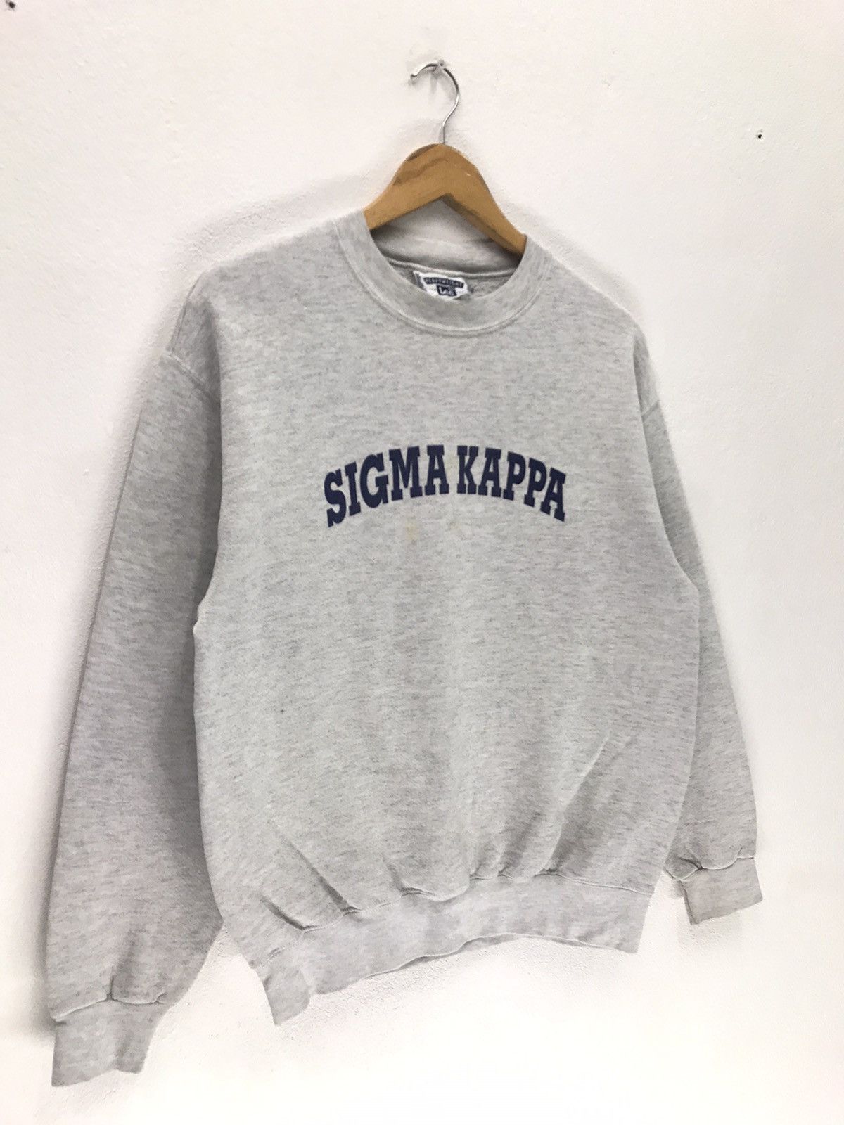 Lee × Vintage Vintage 90s Sigma Kappa Big Logo Sweatshirt Size US S / EU 44-46 / 1 - 4 Thumbnail
