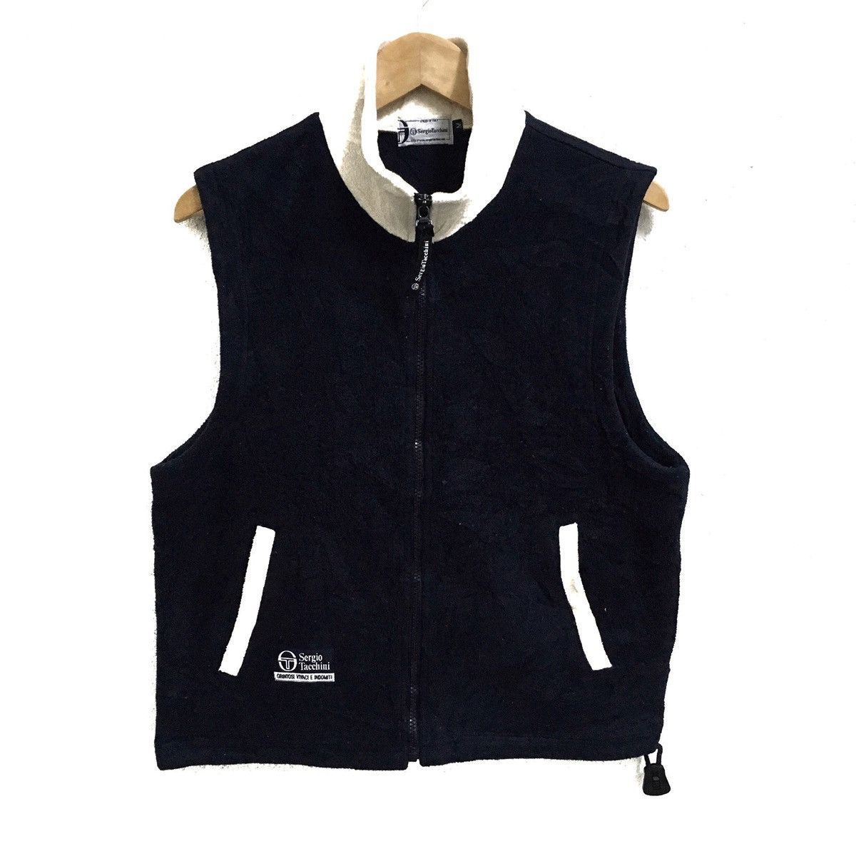 Sergio Tacchini × Vintage VINTAGE SERGIO TACCHINI SMALL LOGO FLEECE TANKS SLEEVELESS Size US S / EU 44-46 / 1 - 1 Thumbnail