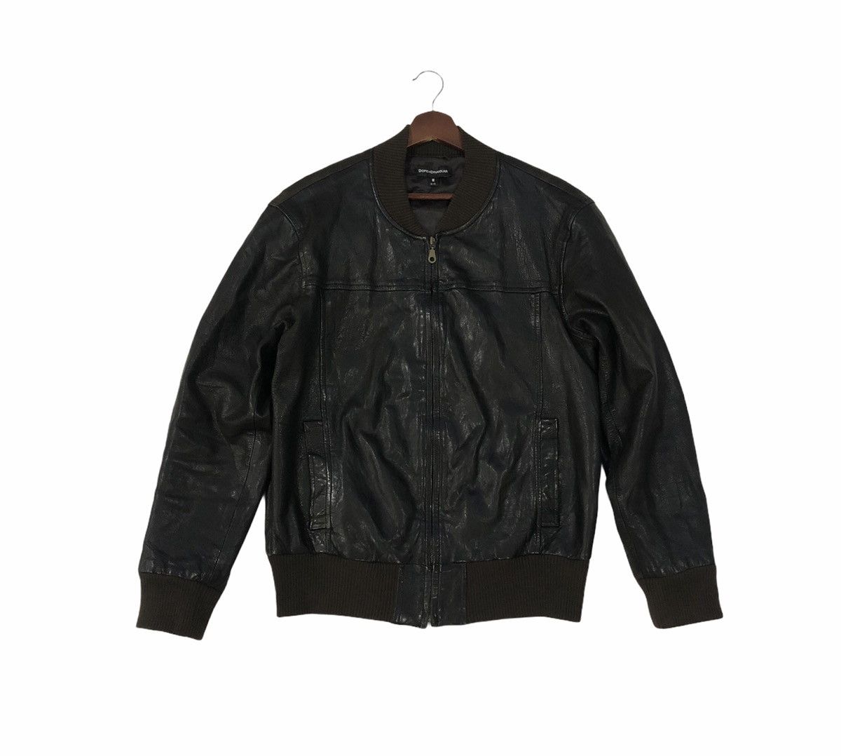 Vintage Dope + Drakkar Full Leather Jacket Size US M / EU 48-50 / 2 - 1 Thumbnail