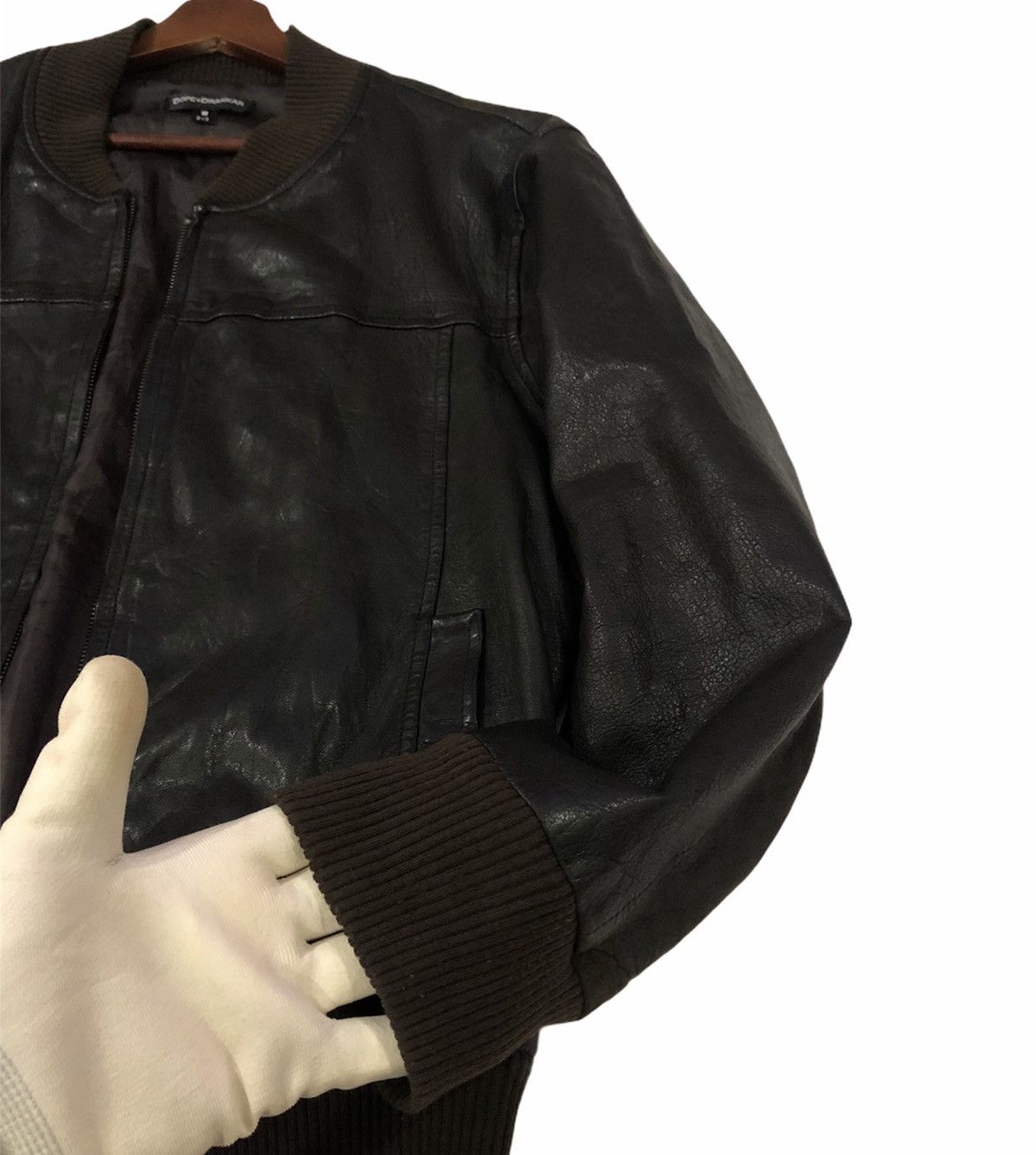 Vintage Dope + Drakkar Full Leather Jacket Size US M / EU 48-50 / 2 - 7 Thumbnail