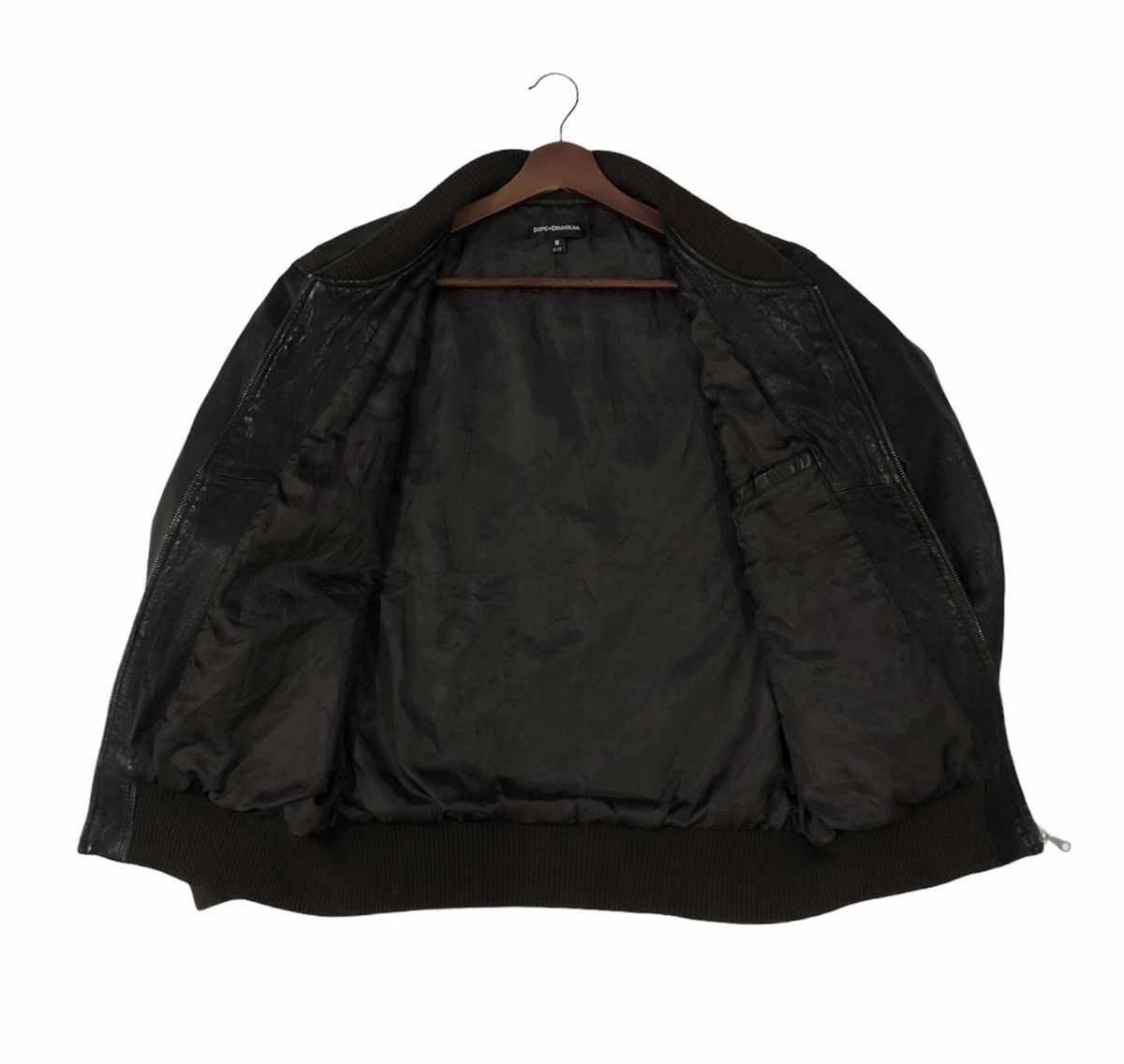 Vintage Dope + Drakkar Full Leather Jacket Size US M / EU 48-50 / 2 - 6 Thumbnail