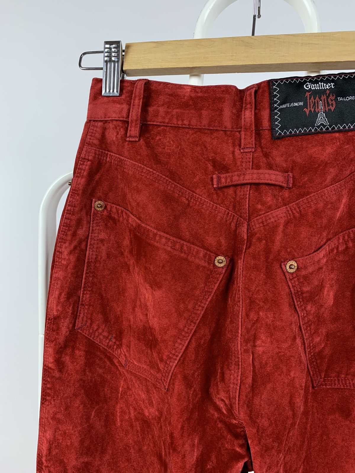 Jean Paul Gaultier Vintage Jean Paul Gaultier Jeans Velours Pants Size 25" / US 0 / IT 36 - 5 Thumbnail