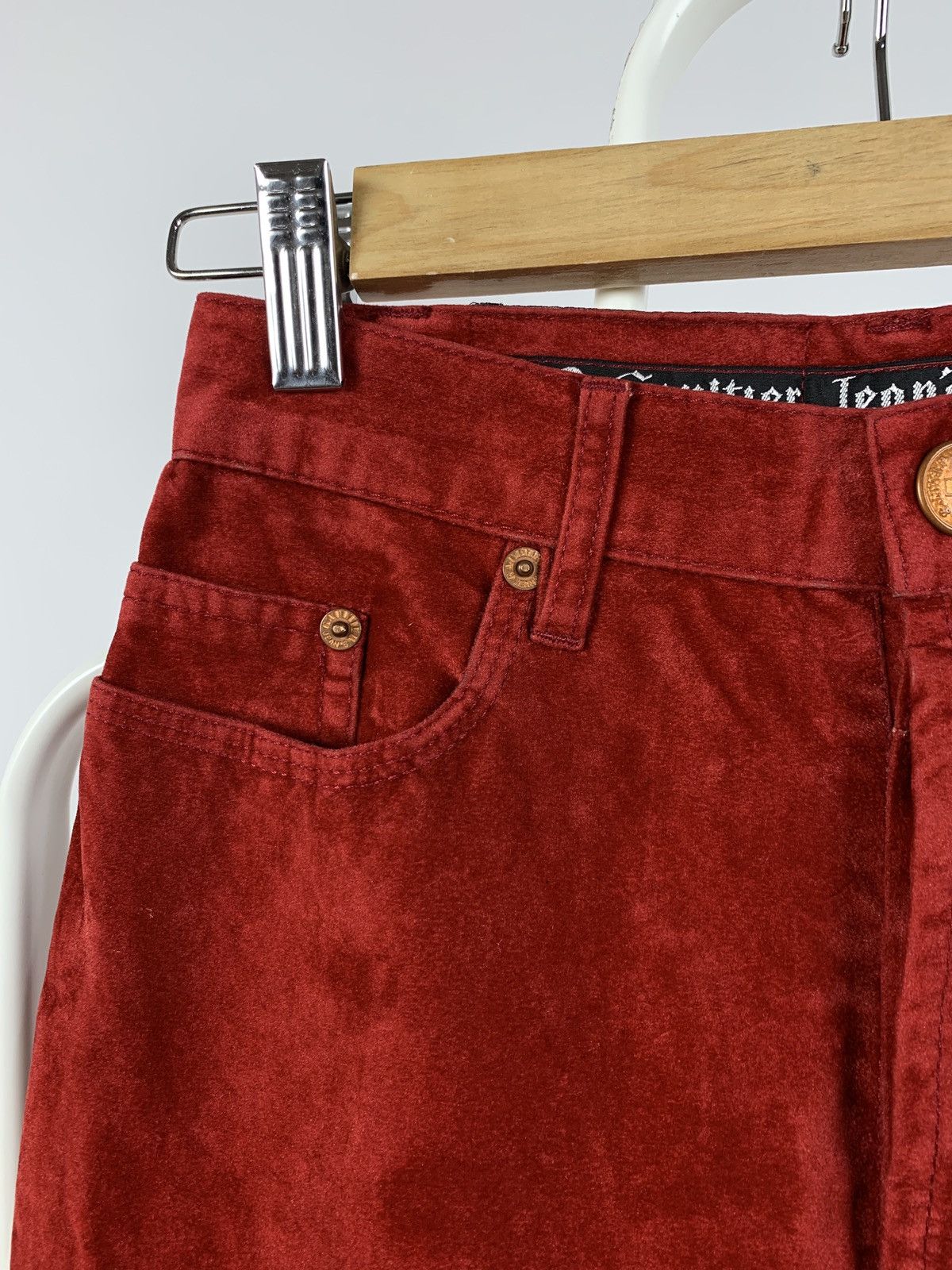 Jean Paul Gaultier Vintage Jean Paul Gaultier Jeans Velours Pants Size 25" / US 0 / IT 36 - 12 Thumbnail