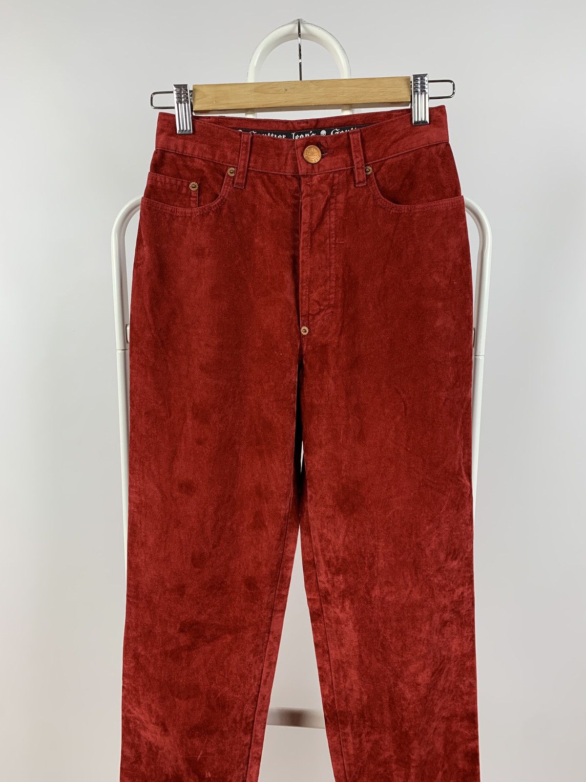 Jean Paul Gaultier Vintage Jean Paul Gaultier Jeans Velours Pants Size 25" / US 0 / IT 36 - 9 Thumbnail