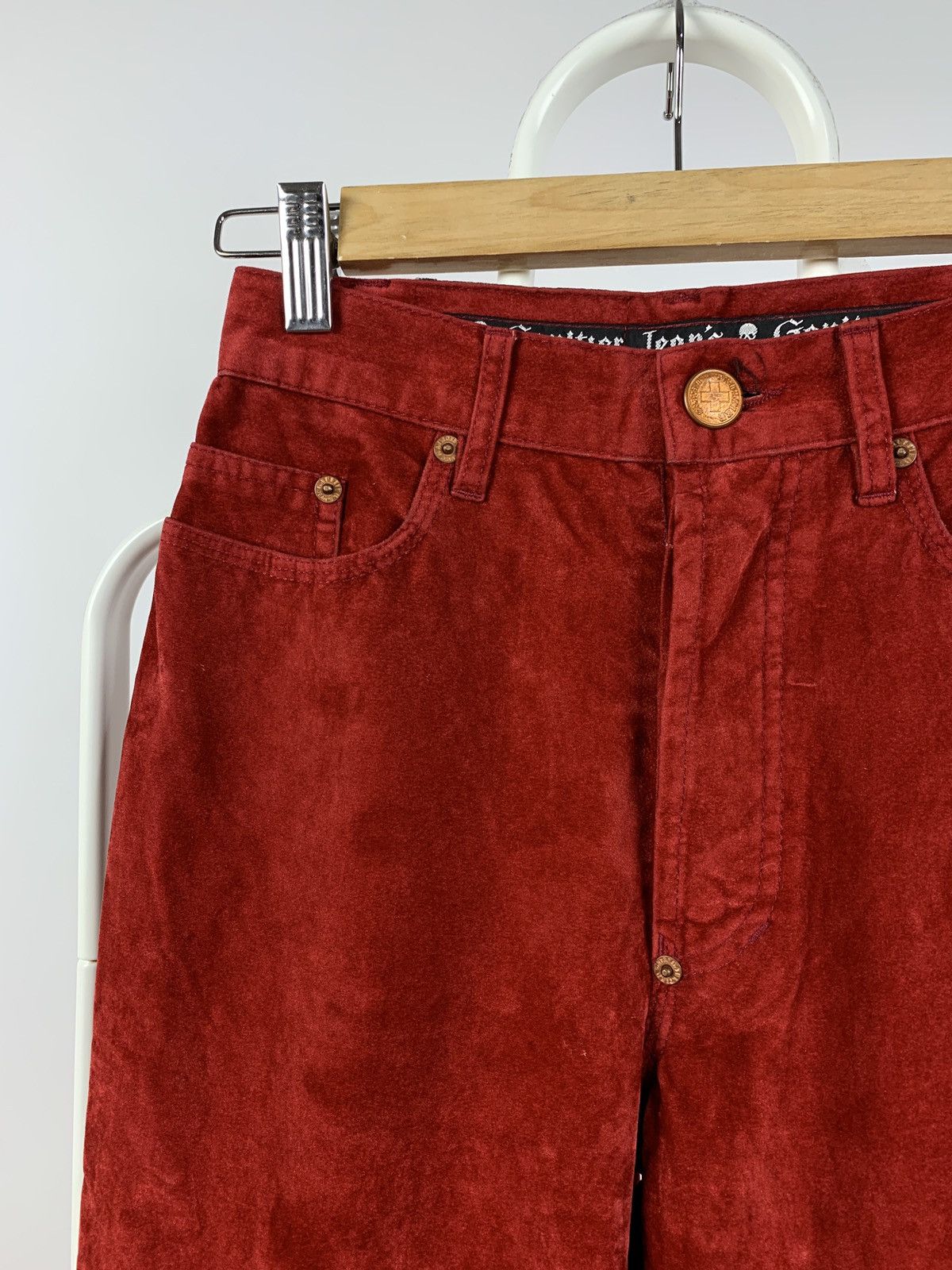 Jean Paul Gaultier Vintage Jean Paul Gaultier Jeans Velours Pants Size 25" / US 0 / IT 36 - 11 Thumbnail